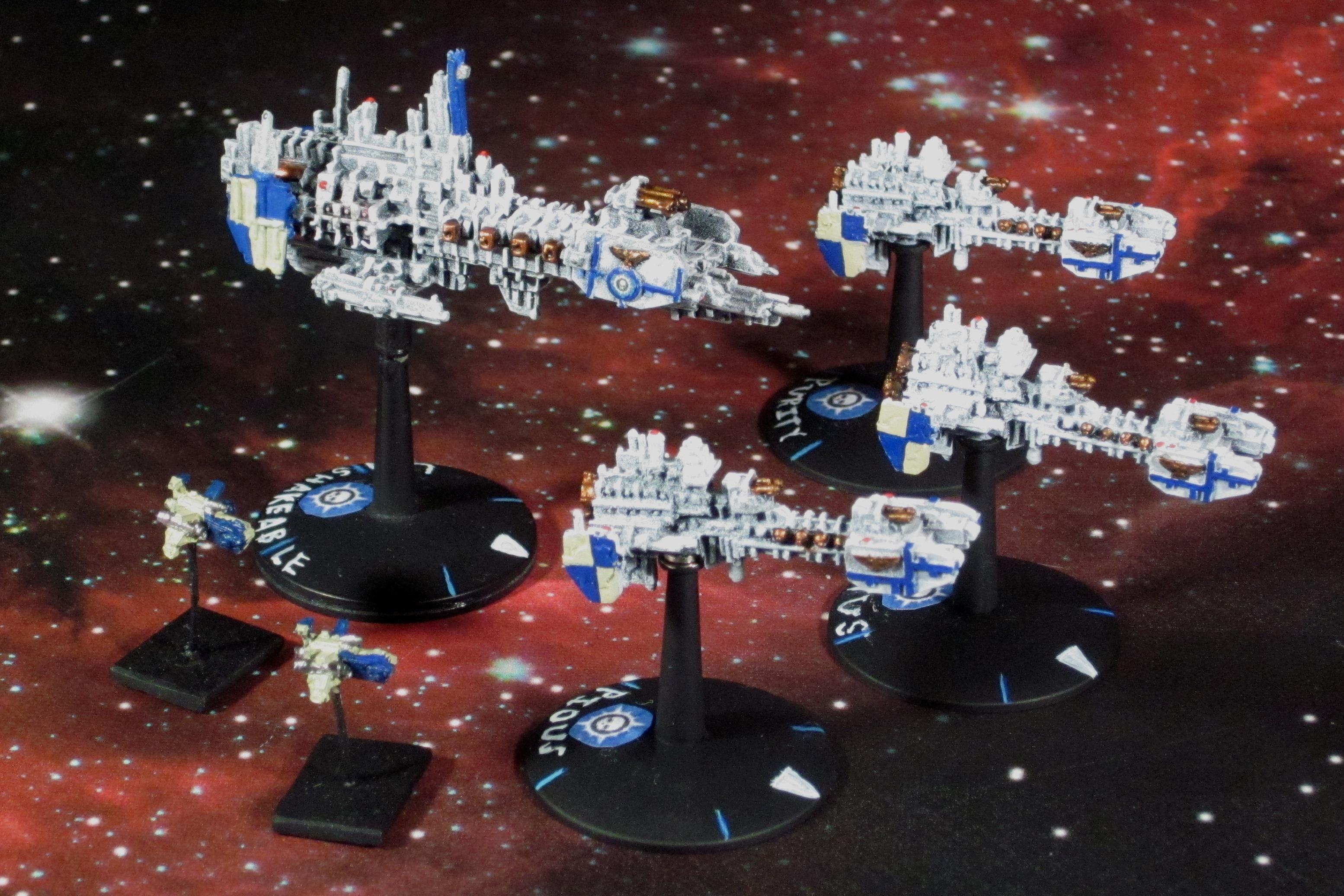 Battlefleet Gothic, Imperial, Space Marines, Space Ship