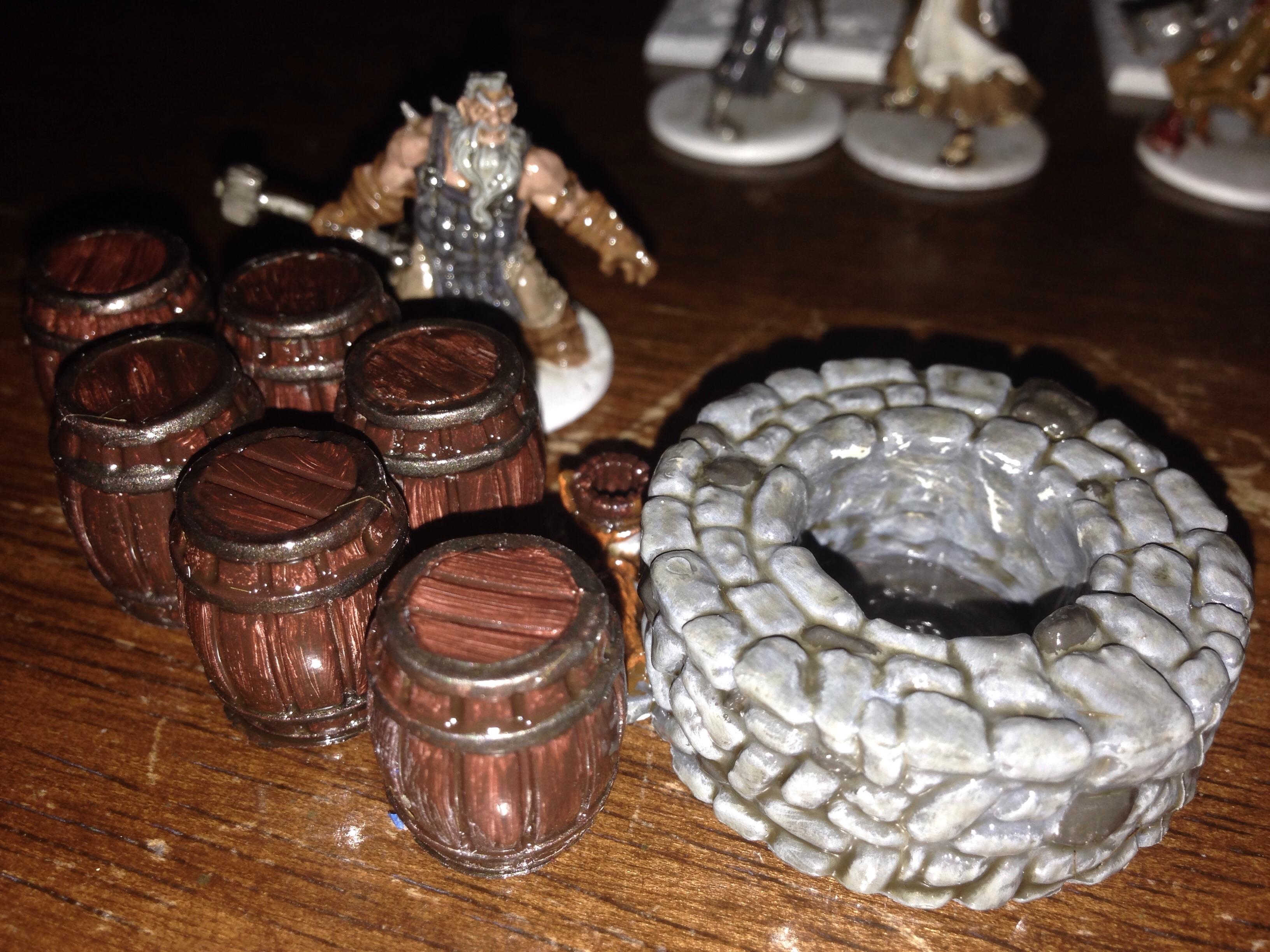 Dwarf barrels and well