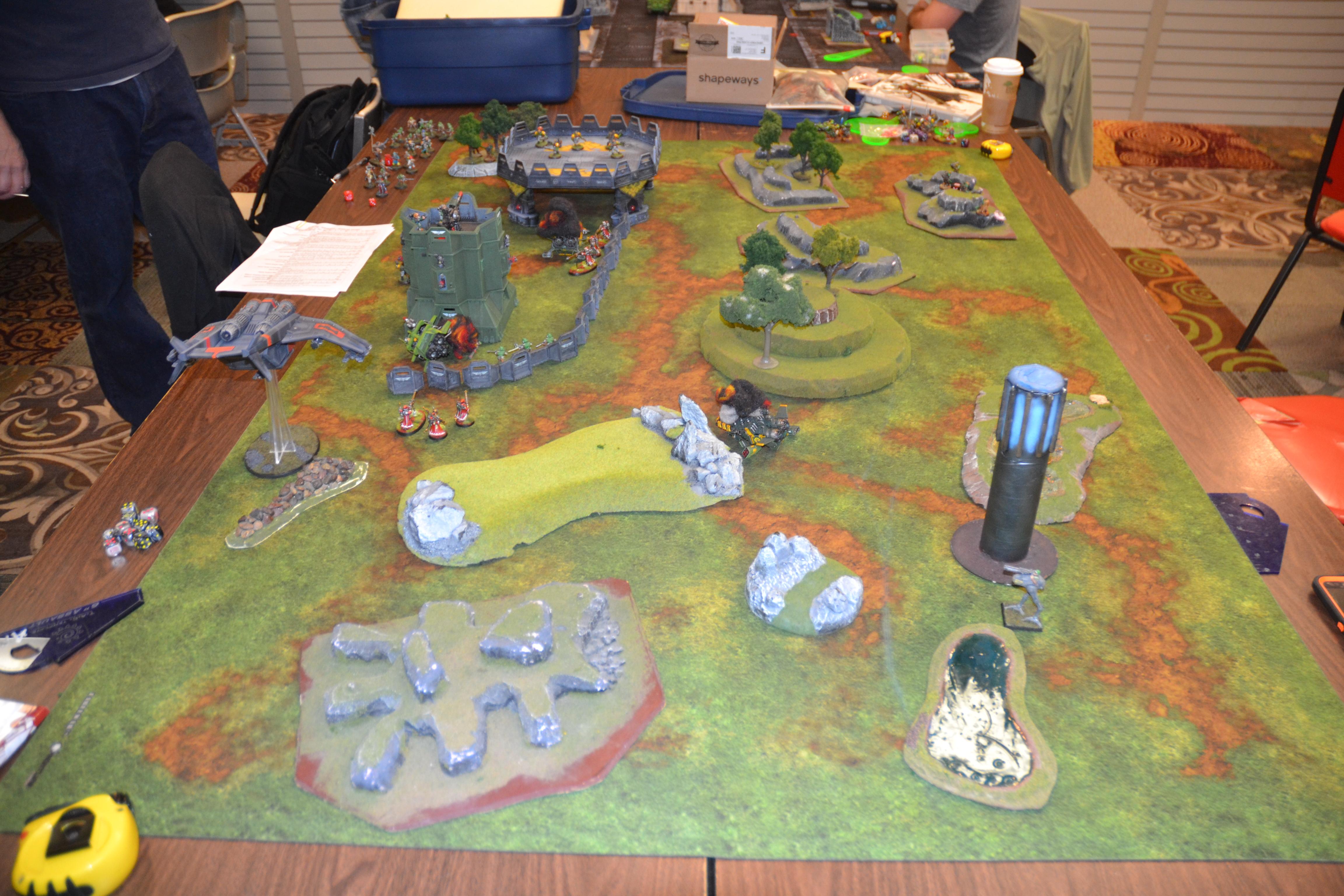 Astra Militarum, Battle Report, Mantis Warriors, Space Marines, Warhammer 40,000
