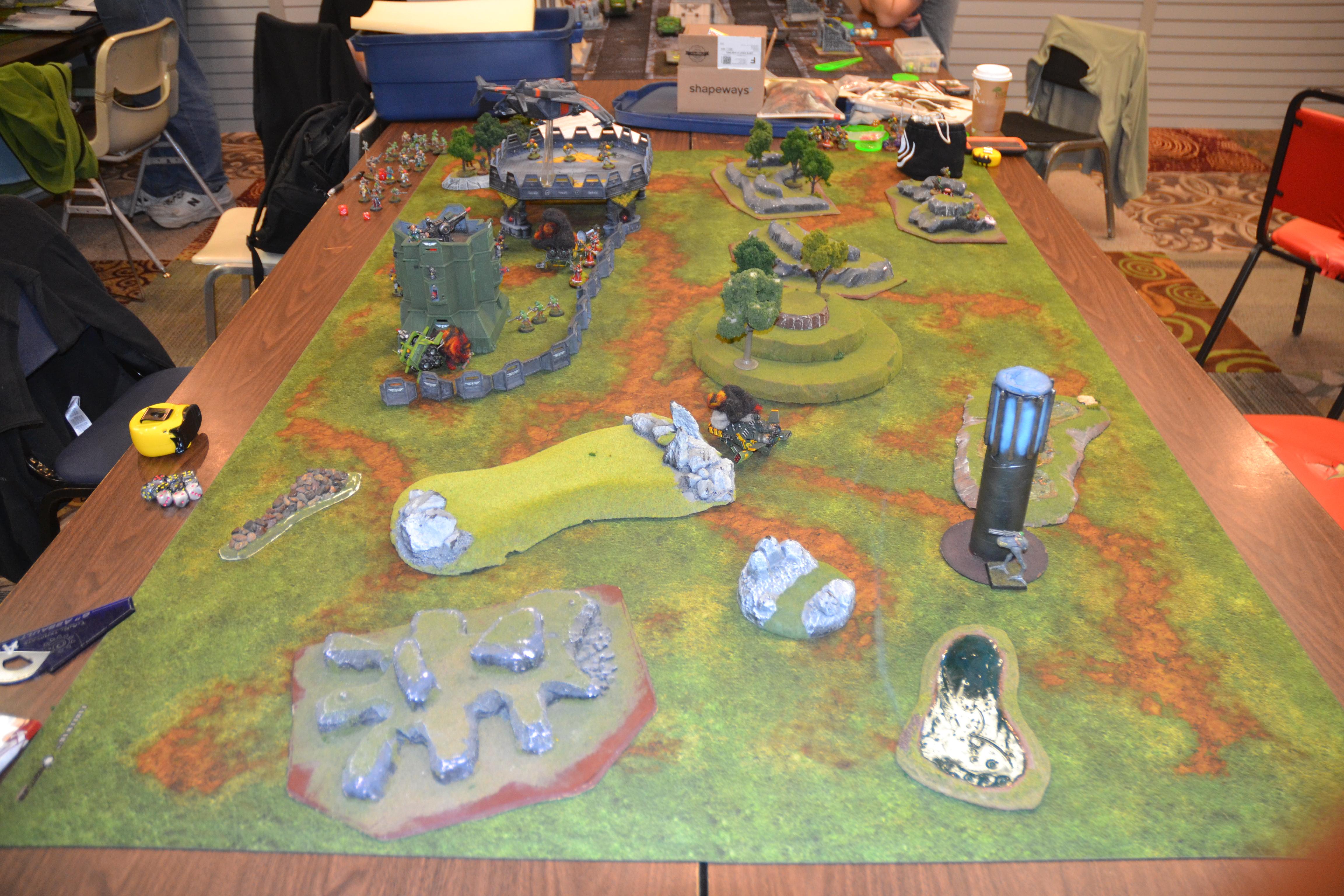 Astra Militarum, Battle Report, Mantis Warriors, Space Marines, Warhammer 40,000