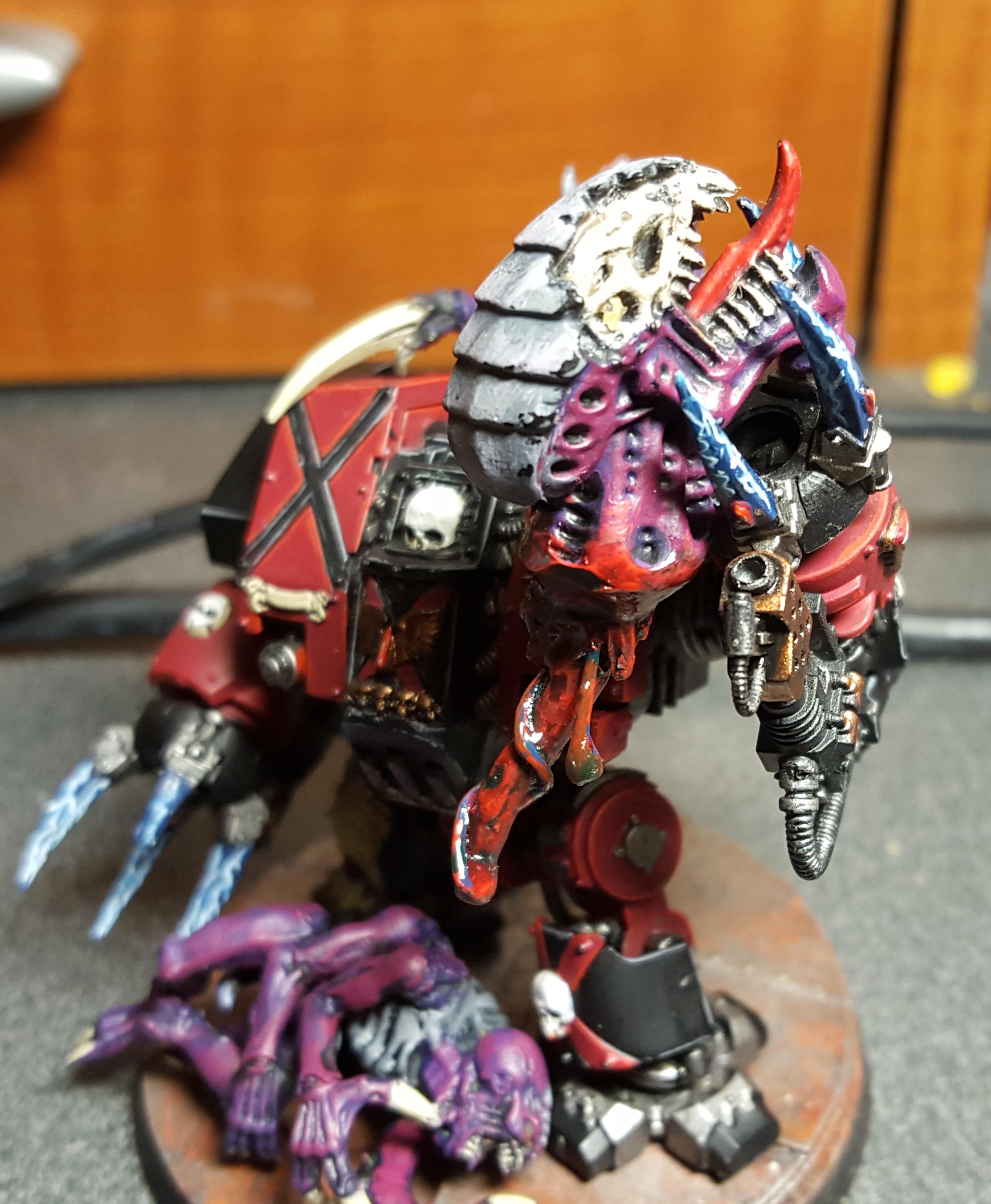 Death Company, Diorama, Dreadnought, Lightening Claws, Tyranids