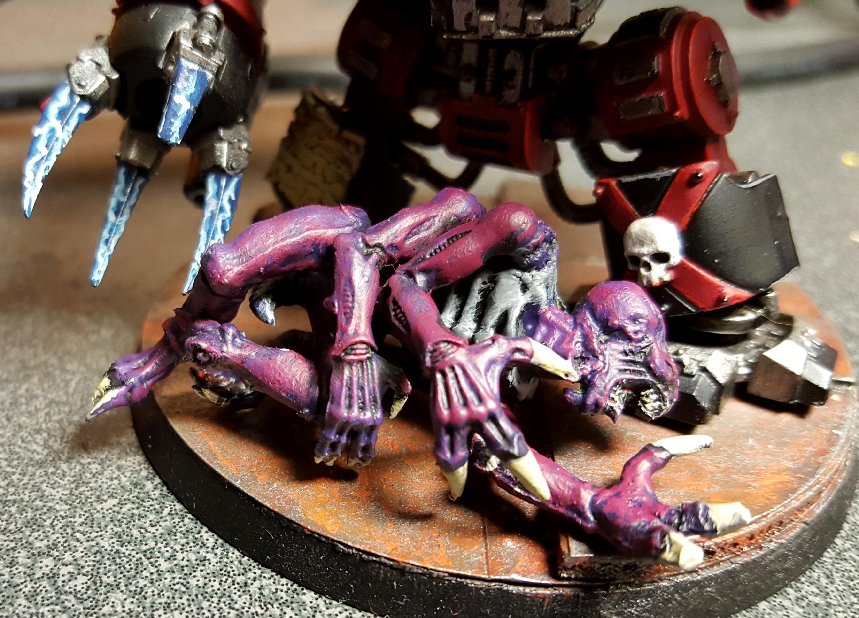Death Company, Diorama, Dreadnought, Lightening Claws, Tyranids