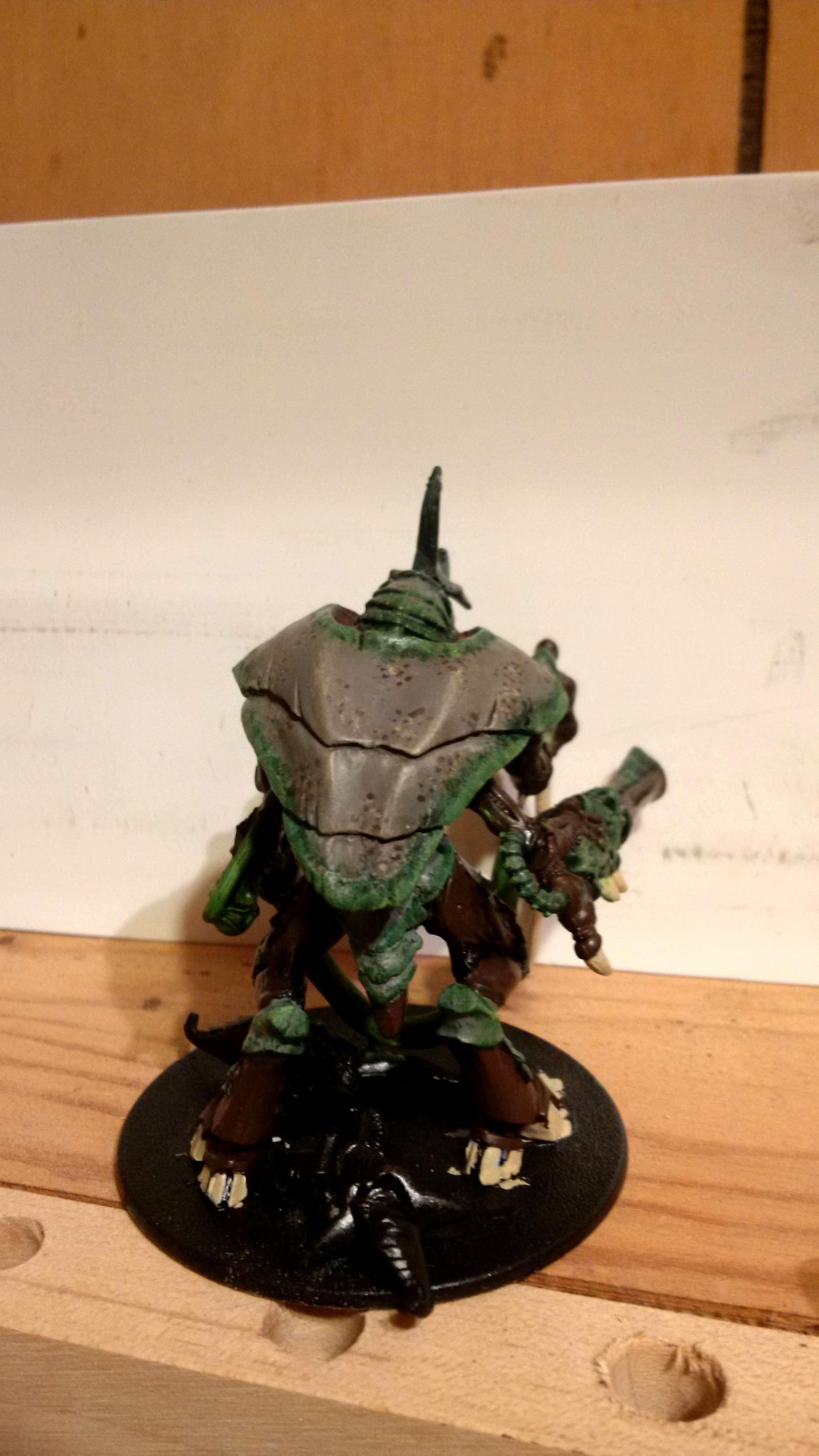 Carnifex, Conversion, Custom, Greenstuff, Jungle, Nids, Tyranids, Work In Progress