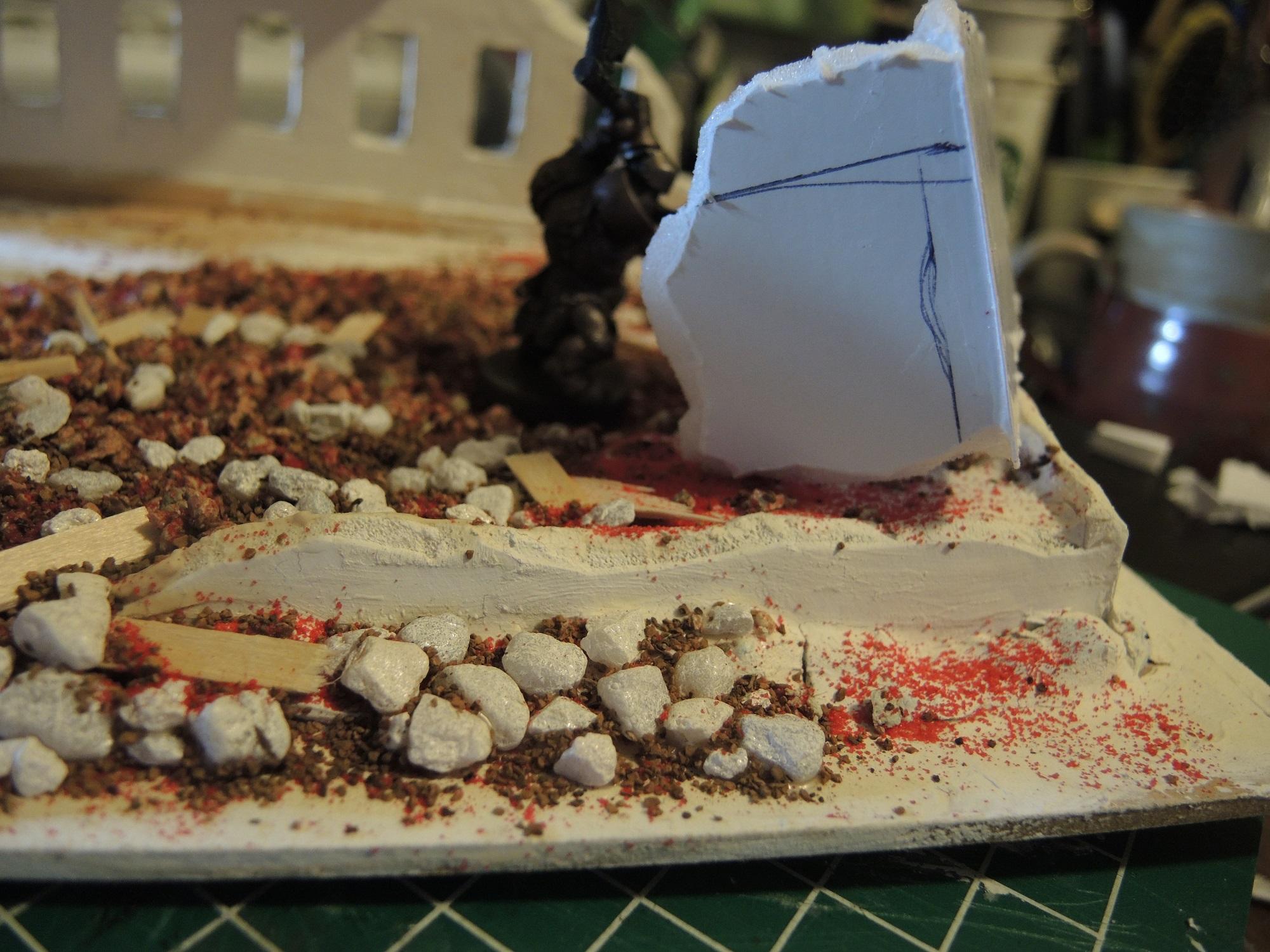 Commission, Commissioned, Game Table, Infinity, Residential, Road, Ruins, Scratch Build, Terrain, Waaazag, Warhammer 40,000, Work In Progress