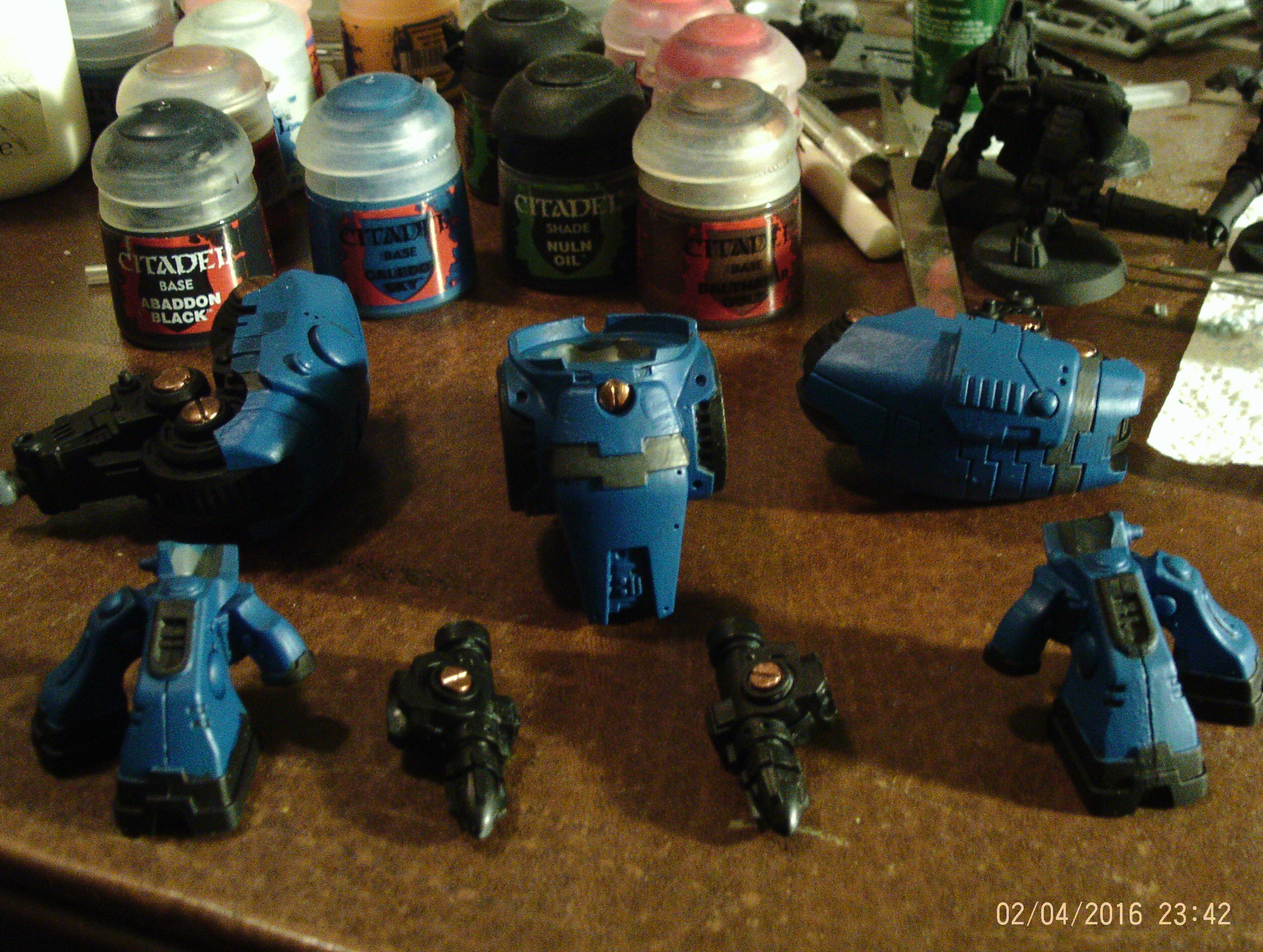 Stormsurge Leg Assemblies Basecoated