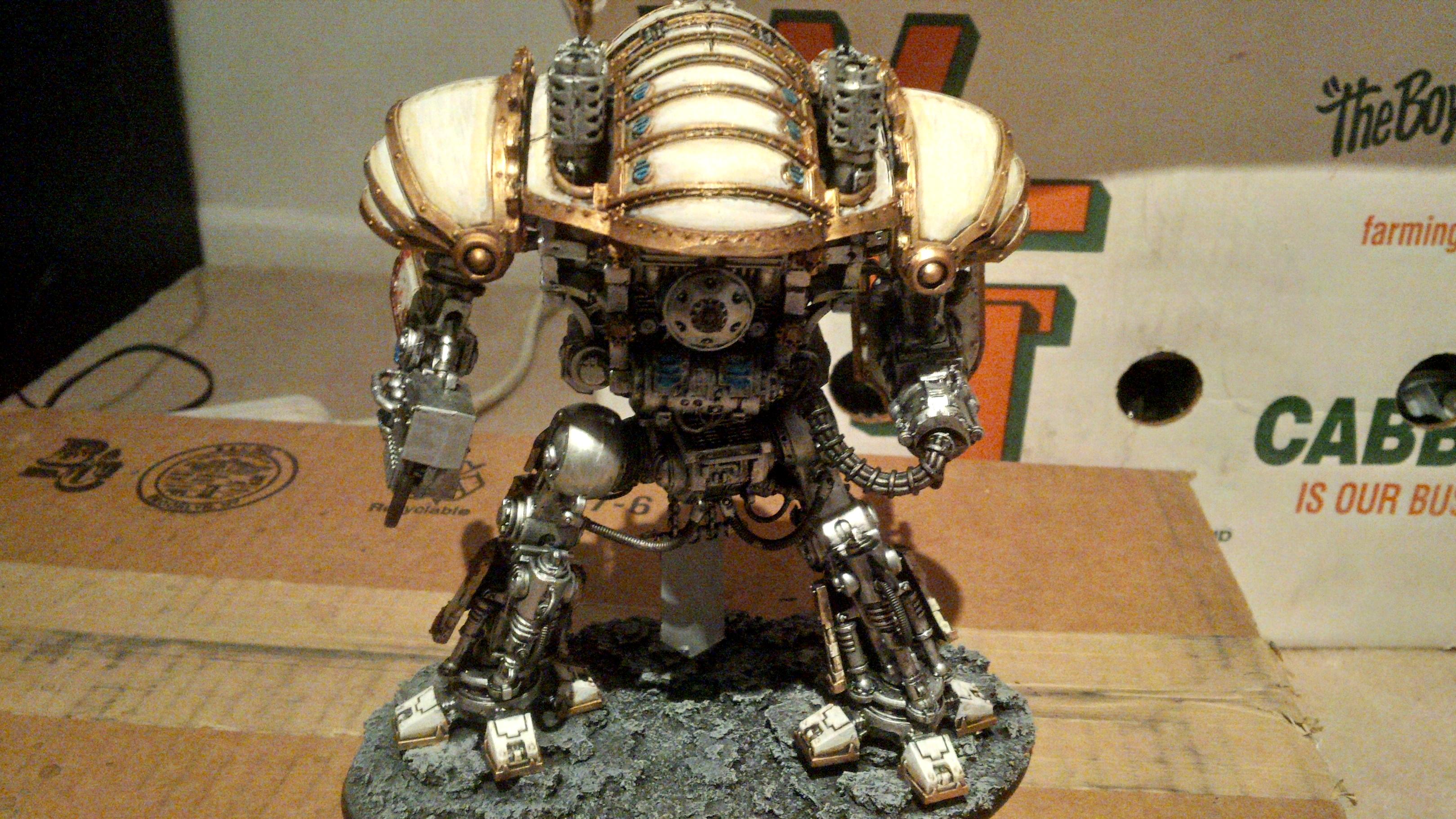 Blue, Bronze, Knights, Magaera, Mechanicum, Omnissiah, Taghmata, White