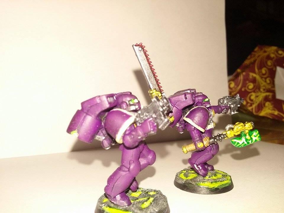 Squad leader and Assasult Marine Side