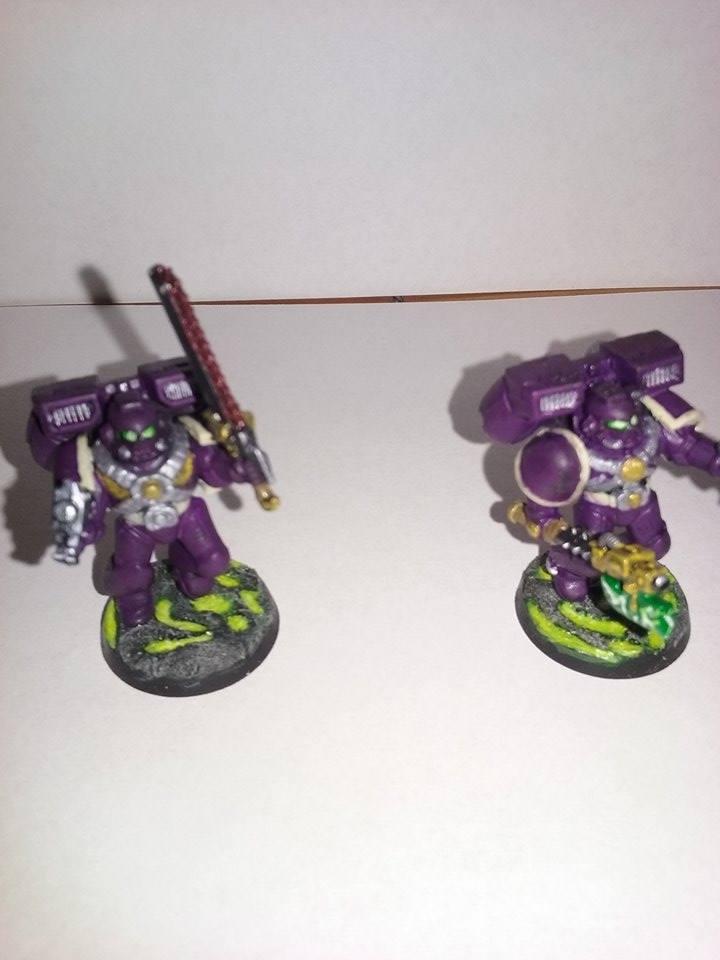 Squad leader and Assasult Marine