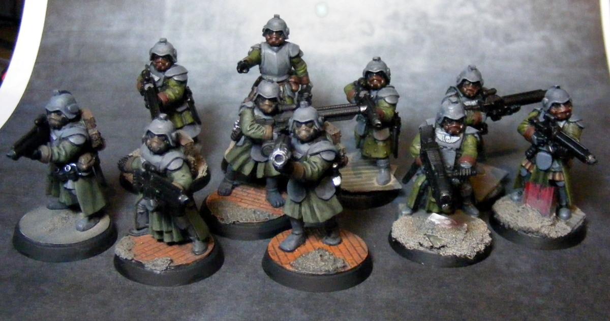 Bretonnians, Genswick, Imperial Guard, Storm Troopers, Warhammer 40,000