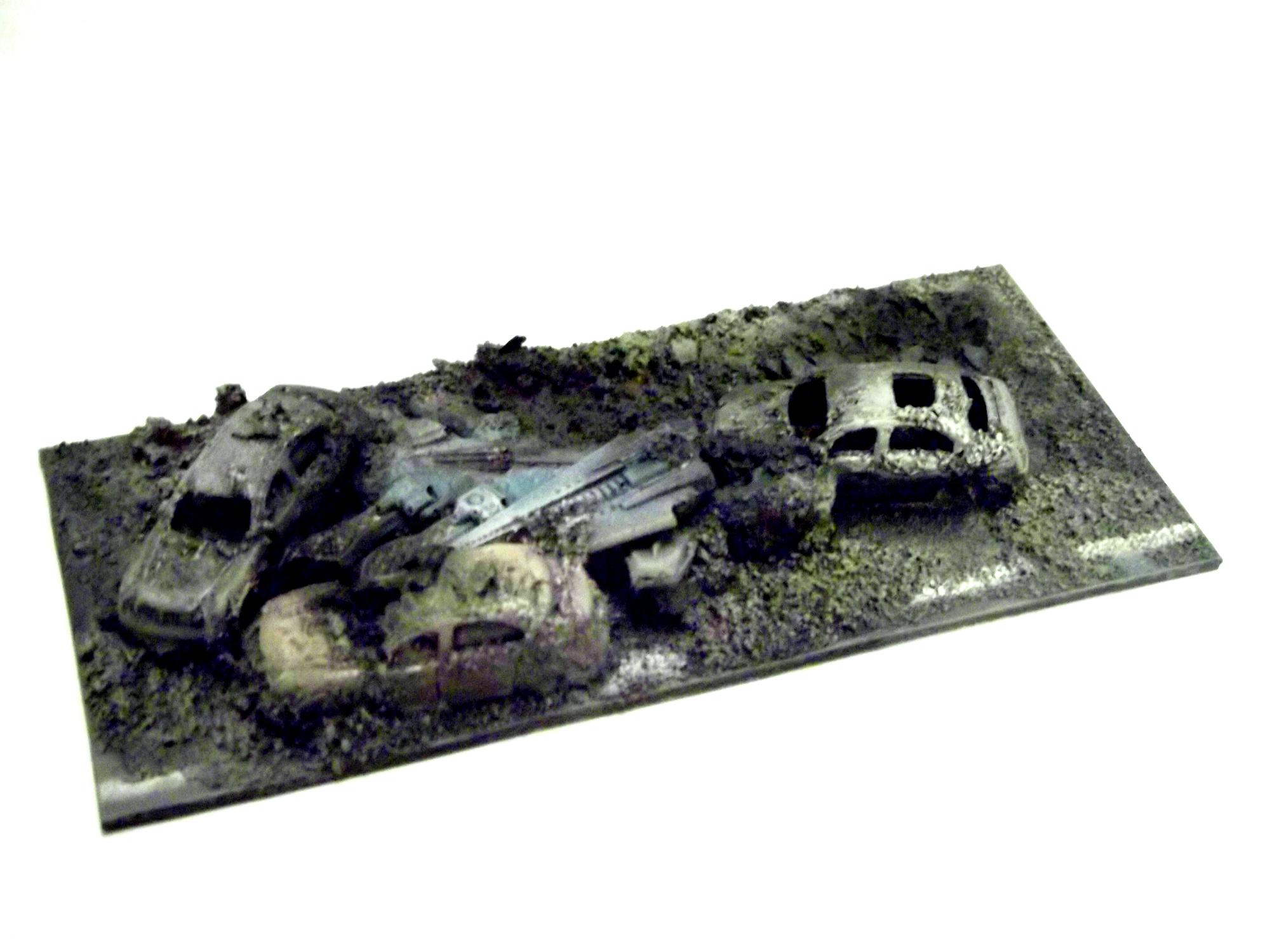 Crash site scene