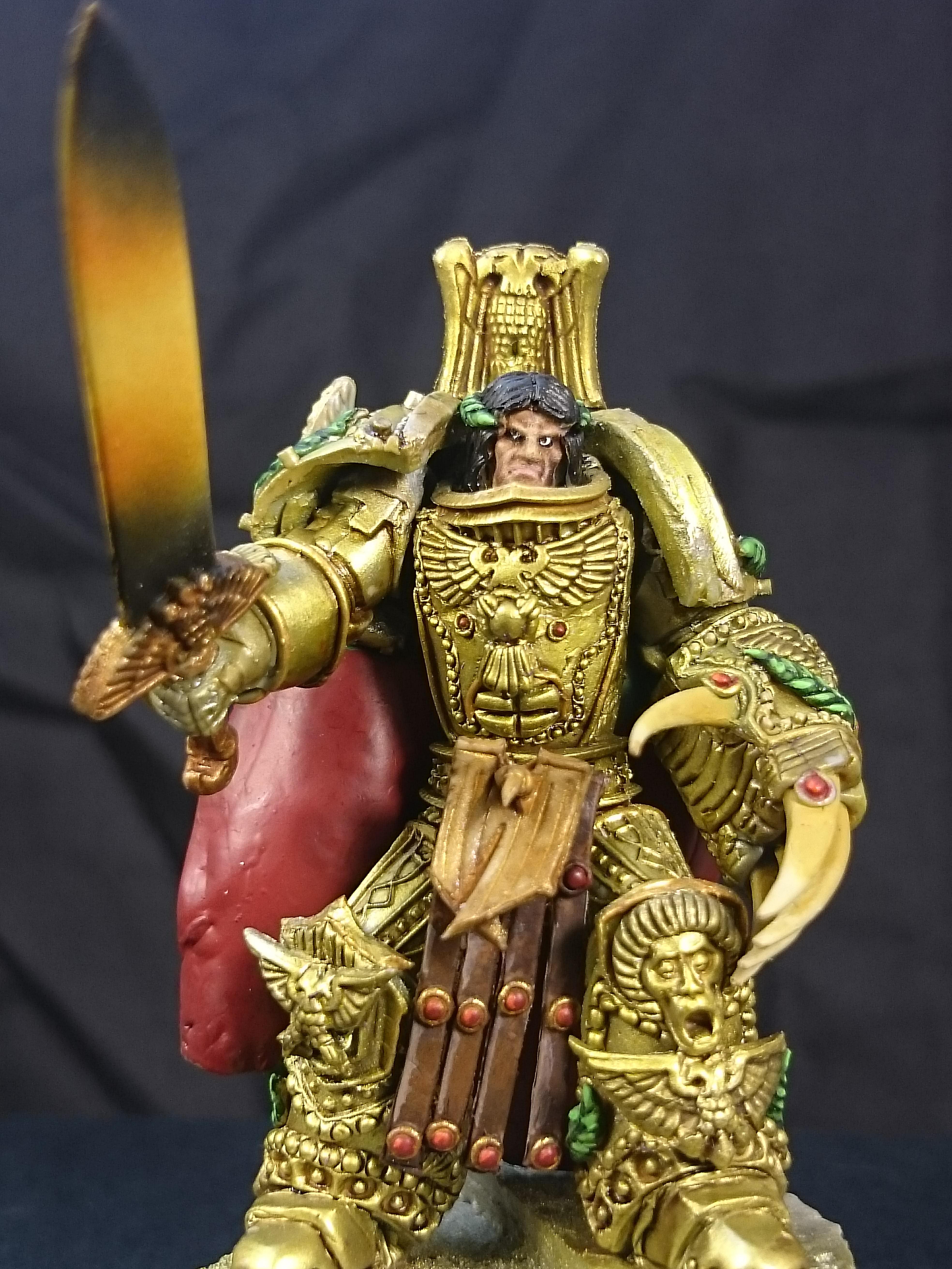 Emperor, Emperor Of Mankind, Gold, Horus Heresy