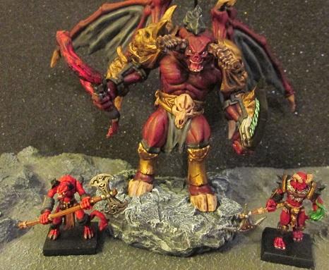 Balrog, Bloodthirster, Daemons, Reaper