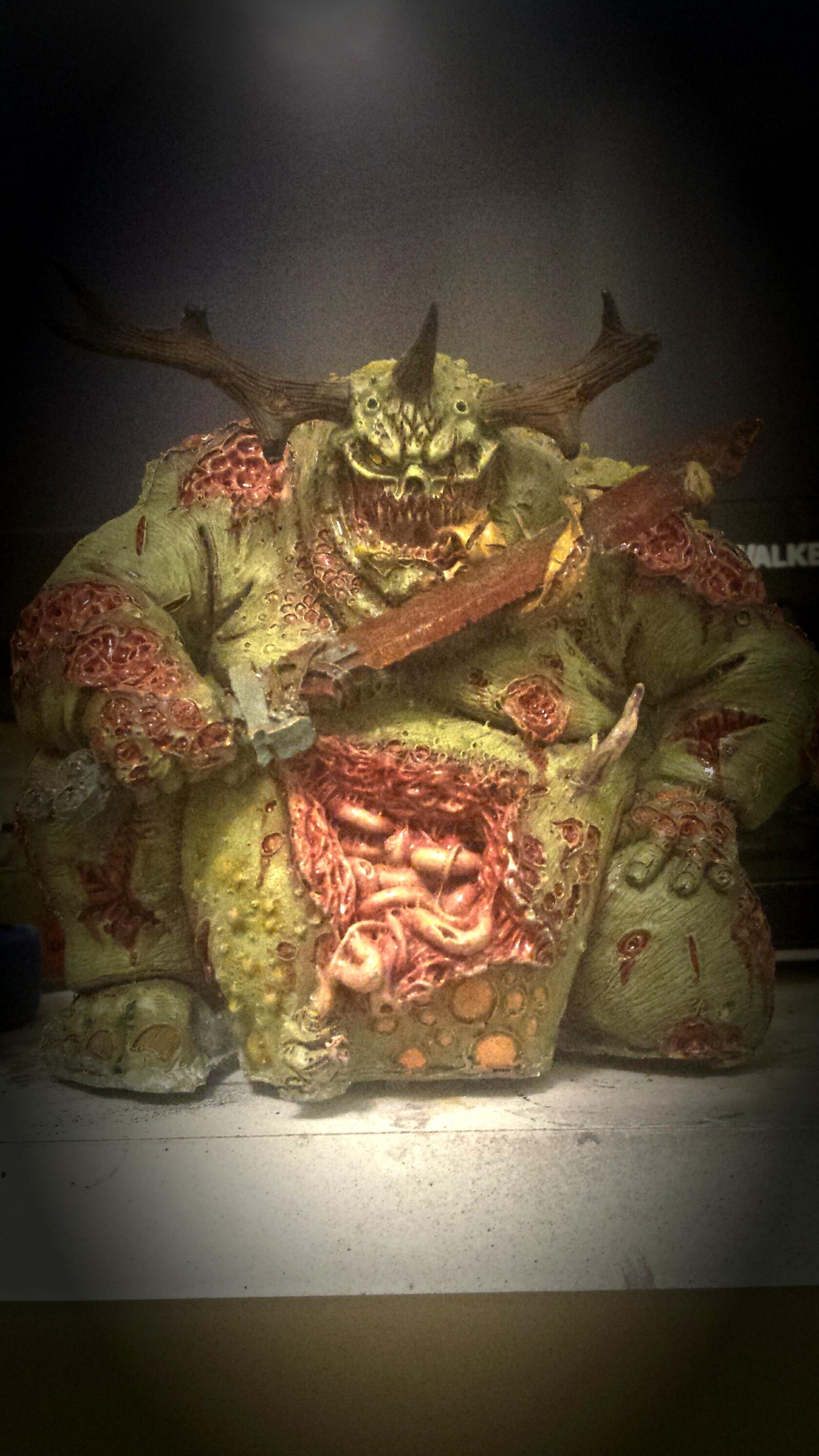 Burgle, Chaos, Daemons, Forge World, Gow, Great Unclean One, Resin
