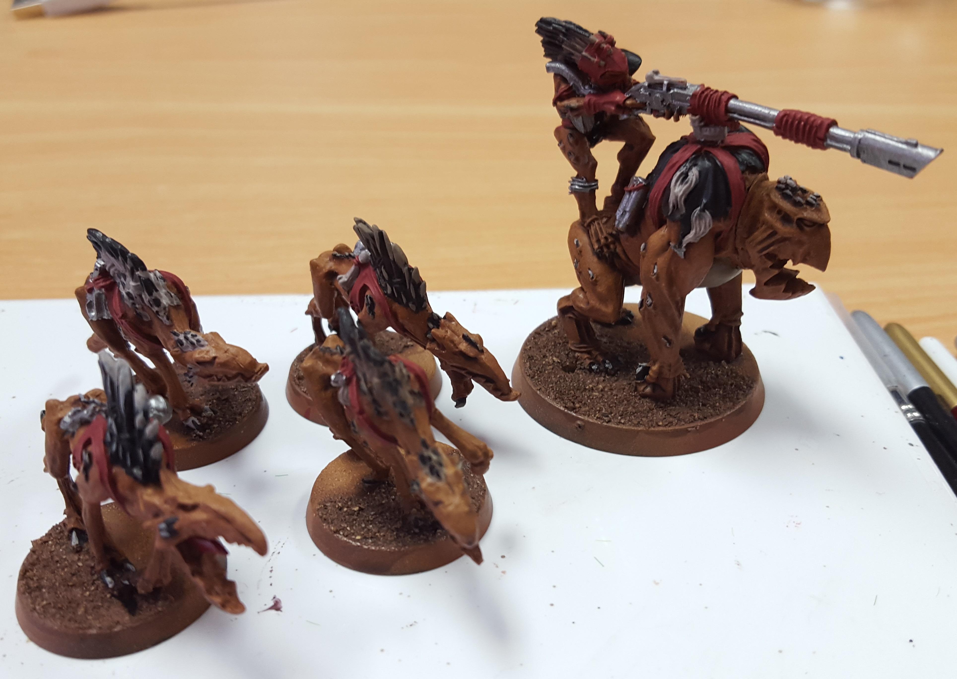 Kroot Hounds WIP 4