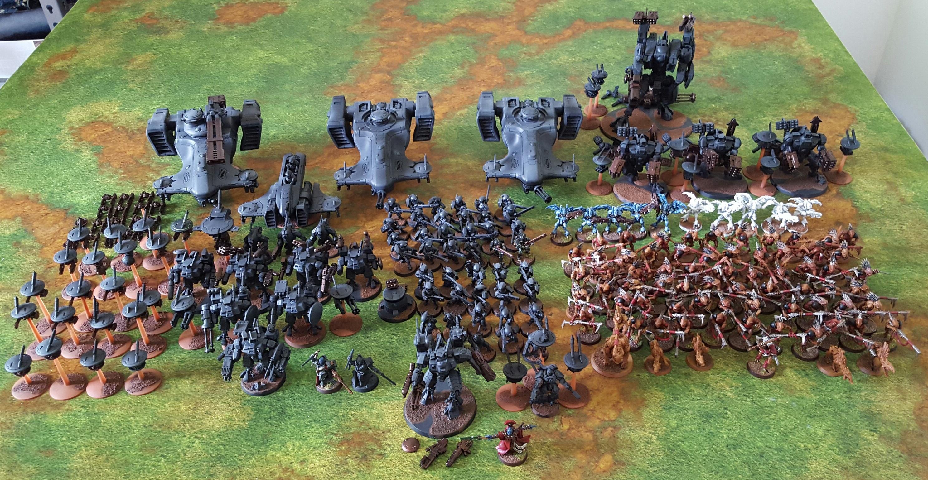 Tau army after basing started front