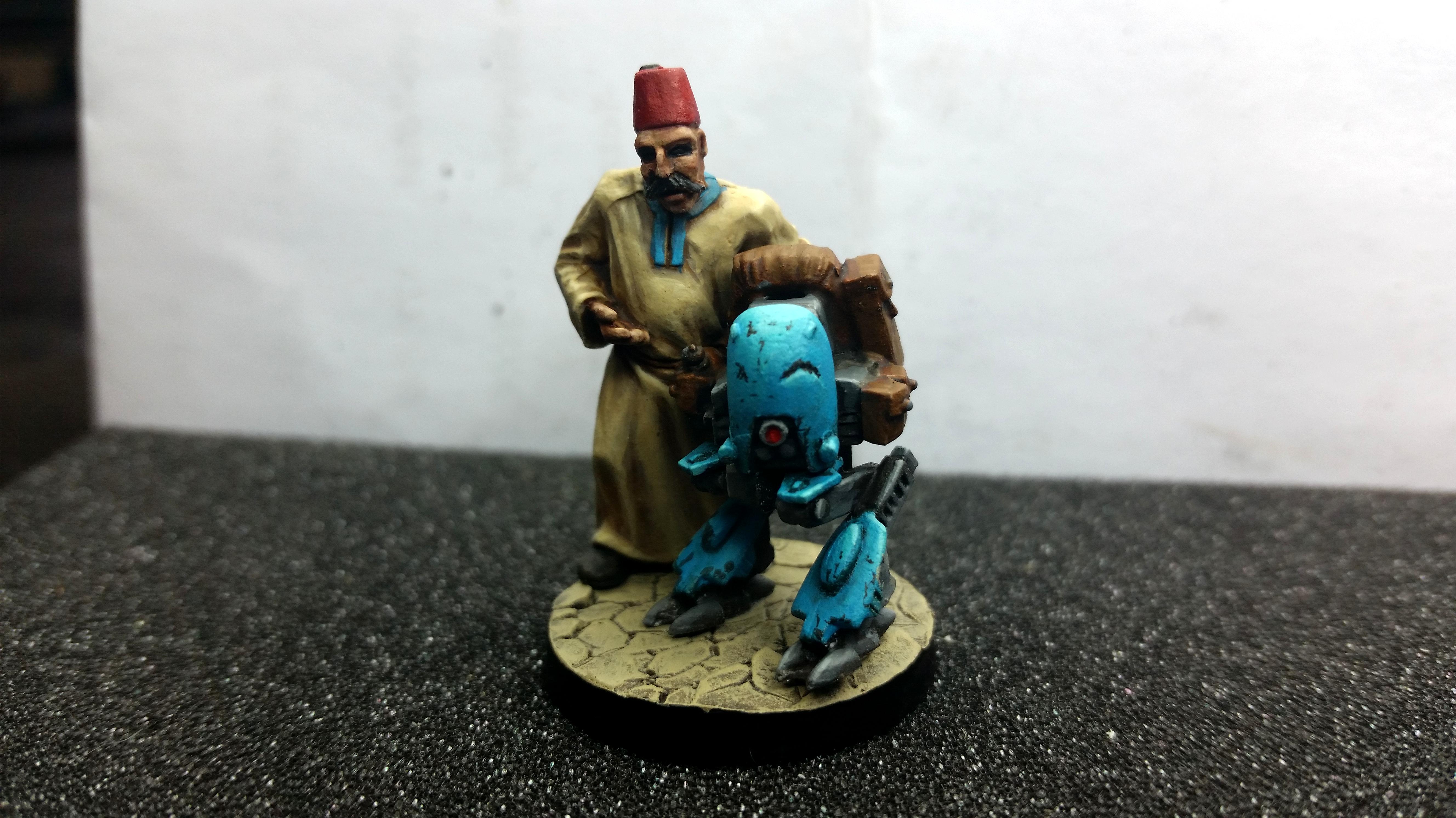 Arab, Merchant, Robot