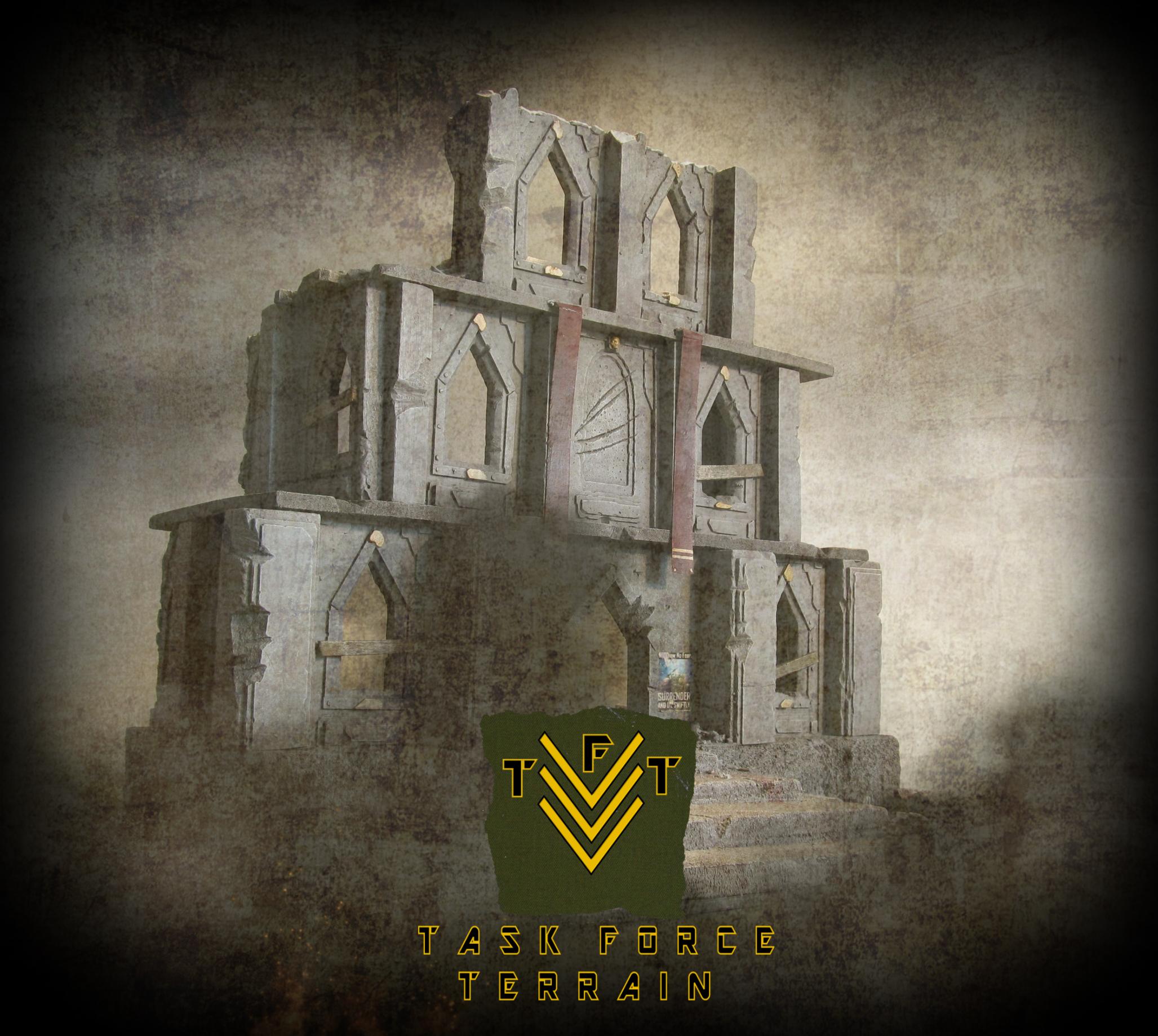 Bolter, Buildings, Chainsword, Codex, Horus Heresy, Ruin, Terrain, Warhammer 40,000, Warhammer Fantasy