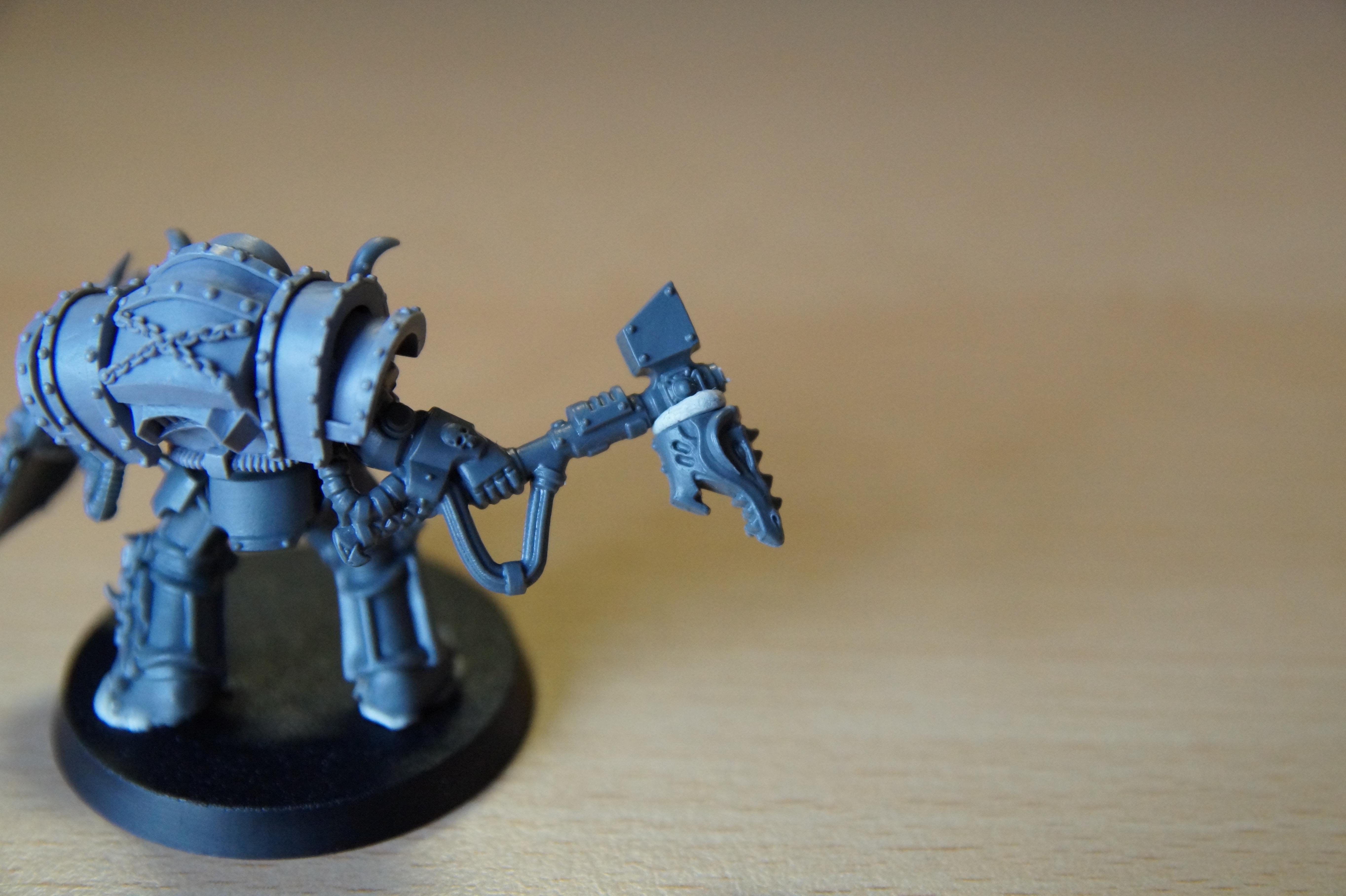 Chaos, Chaos Space Marines, Iron Warriors, Lord Breacher, Work In Progress