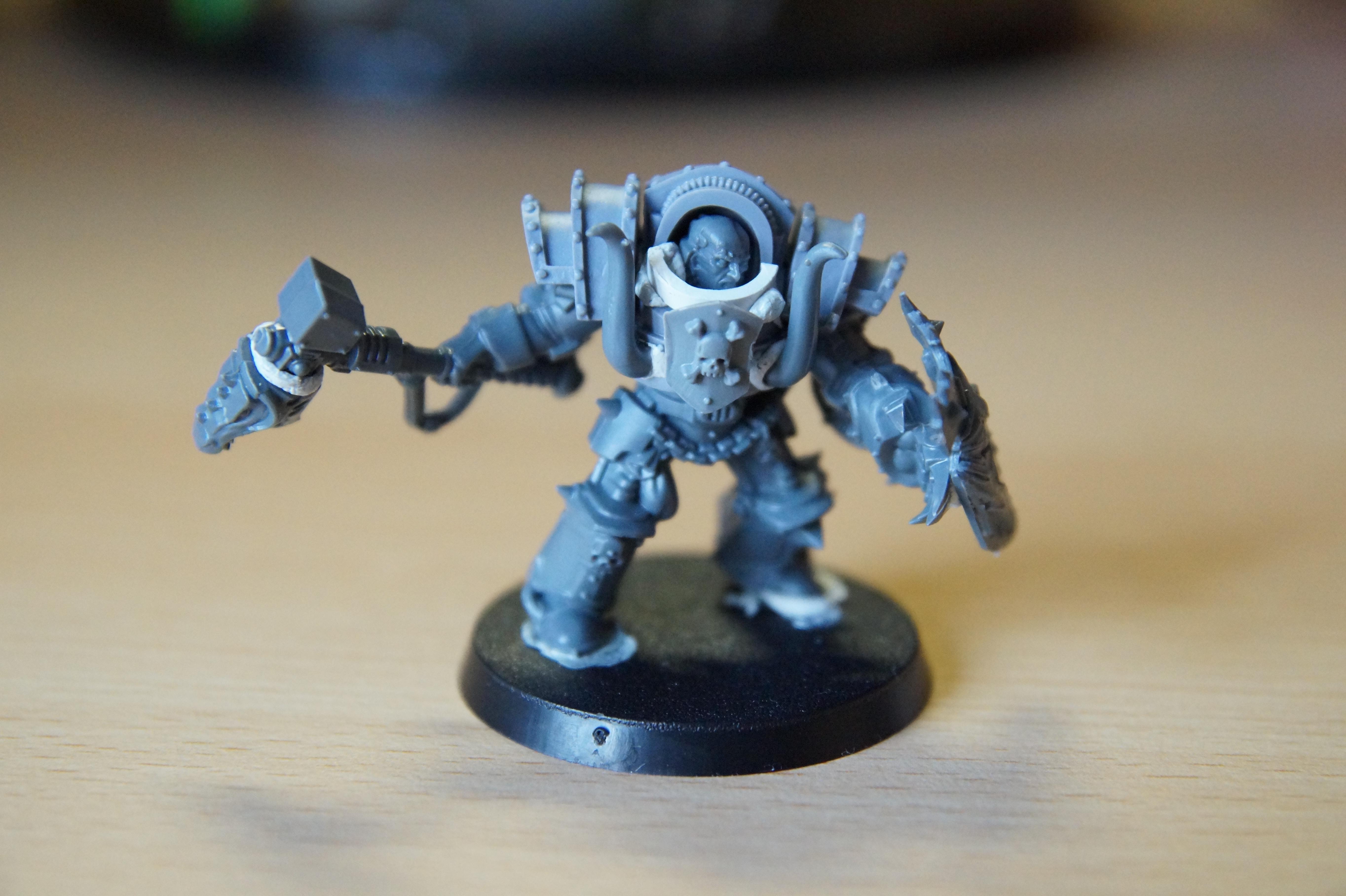 Chaos, Chaos Space Marines, Iron Warriors, Lord Breacher, Work In Progress