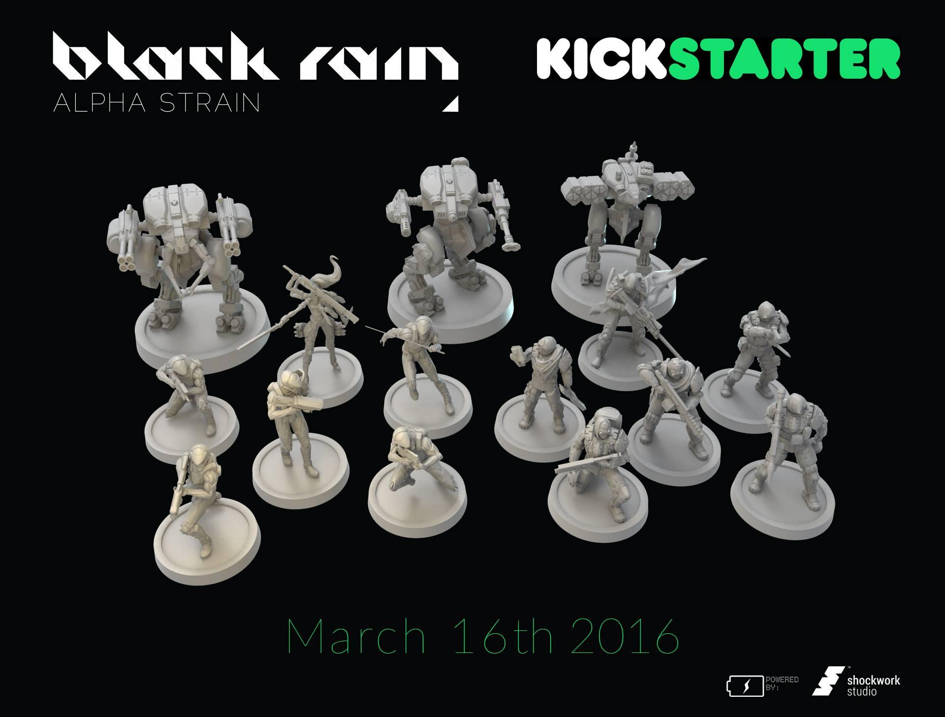 Black Rain, BlackRain Kickstarter 3D Model shot