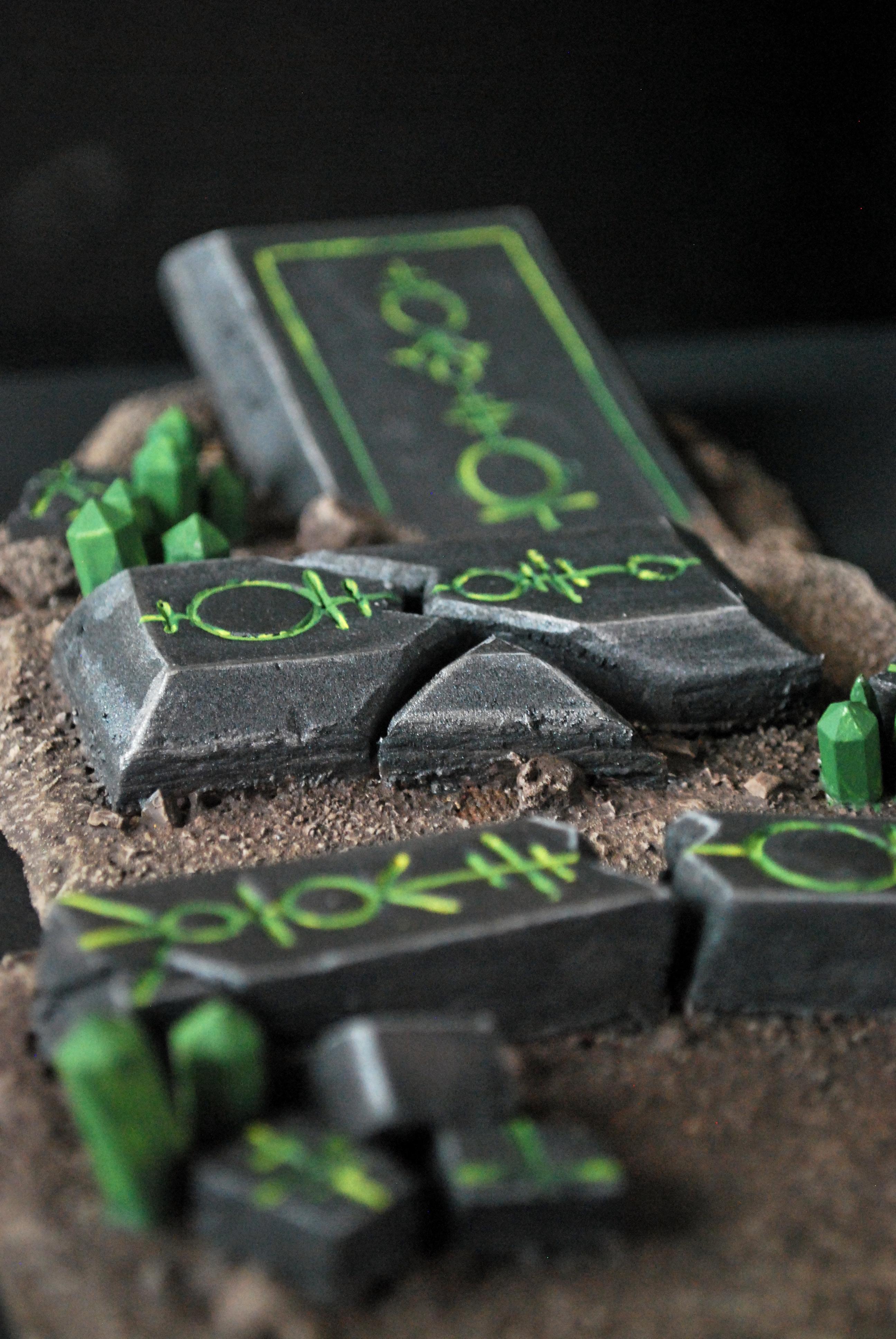 Black, Green, Monolith, Necrons, Ruins, Terrain, Warhammer 40,000