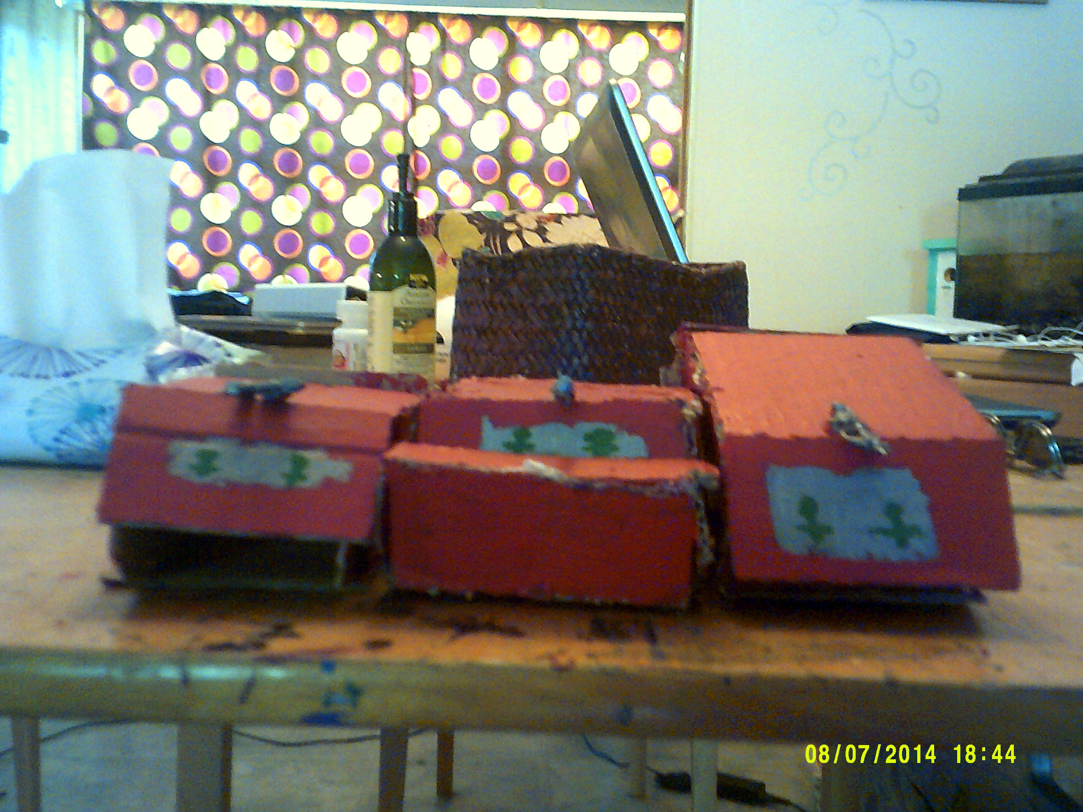 Cardboard Grot Tanks finished