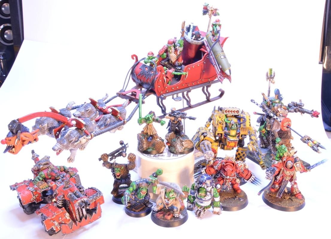 Christmas, Dakka Challanges, Group, Orks, Santa Claus