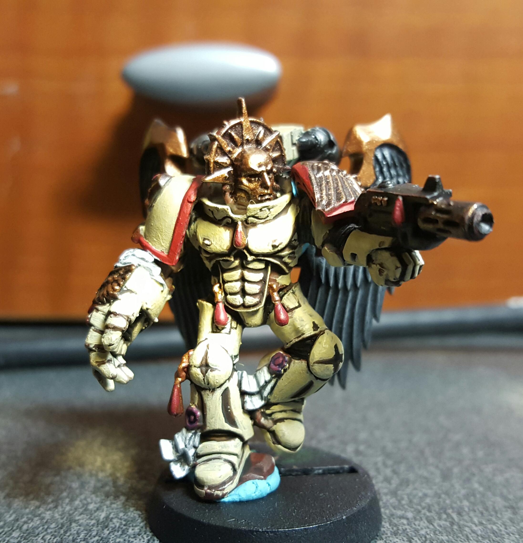 Blood Angels, Jump Pack, Meltagun, Power Fist, Saguinary Guard, Winged