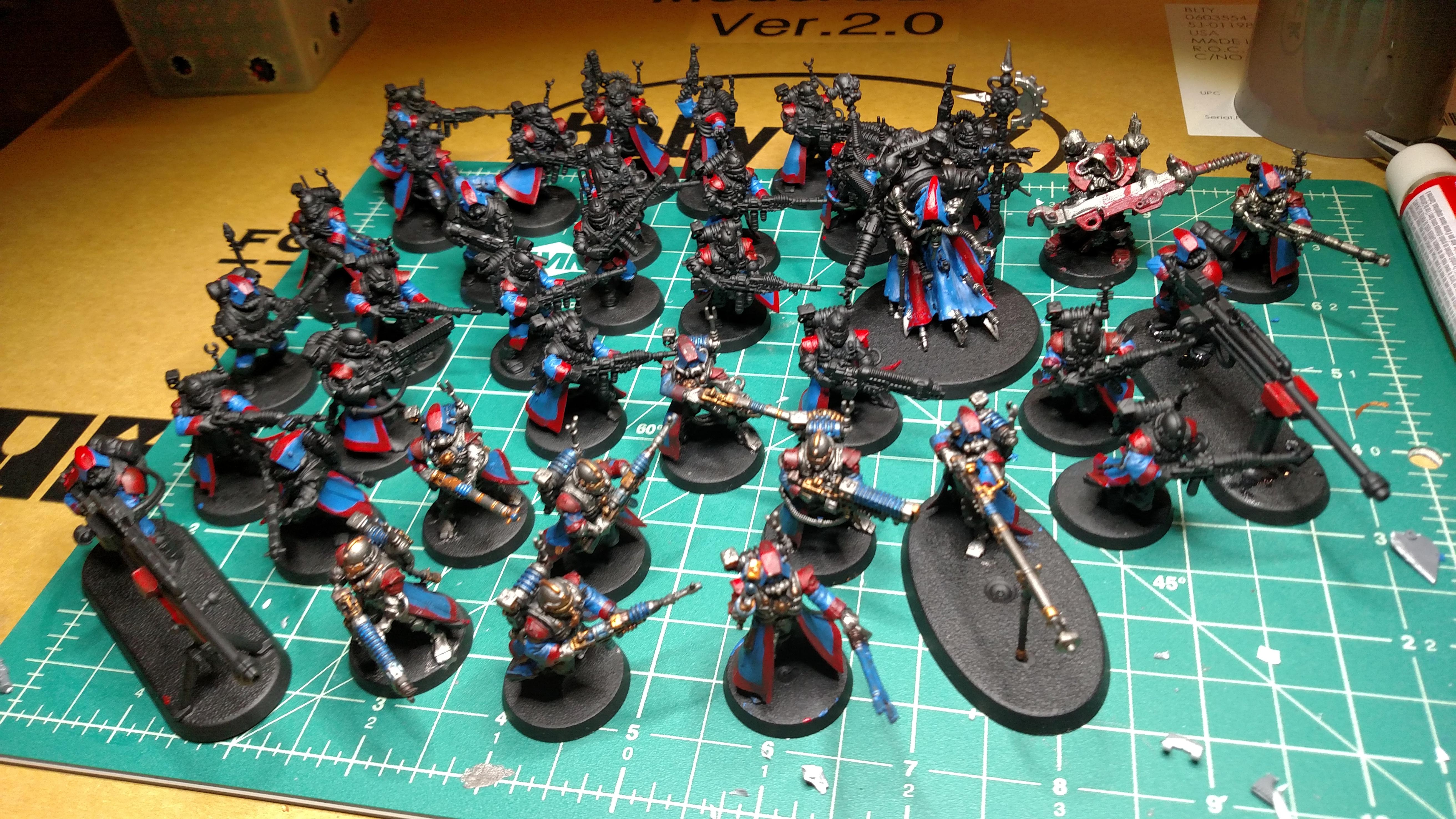 Skitarii troops. WIP