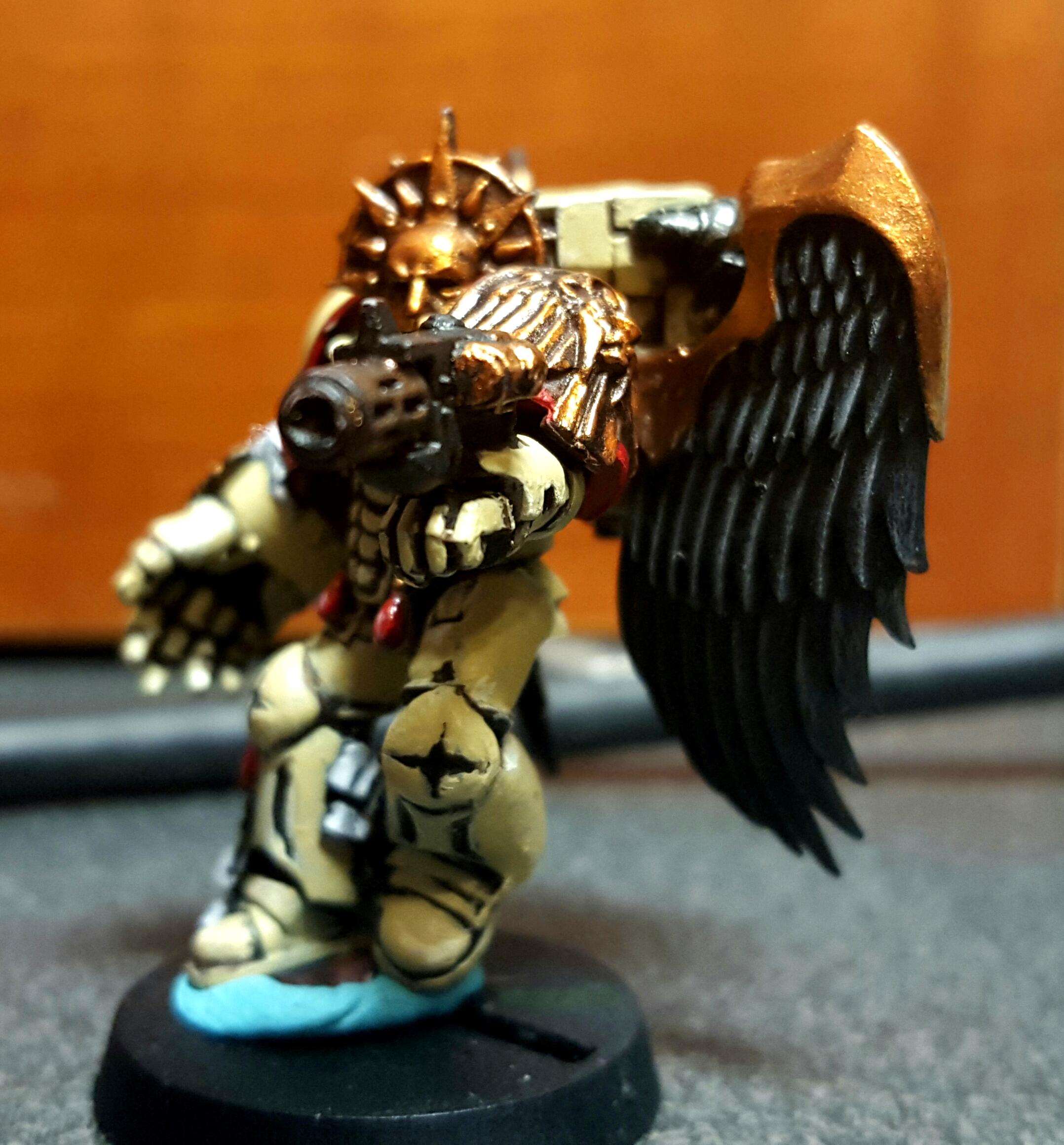 Blood Angels, Death Mask, Grail Wardens, Meltagun, Power Fist, Sanguinary Guard