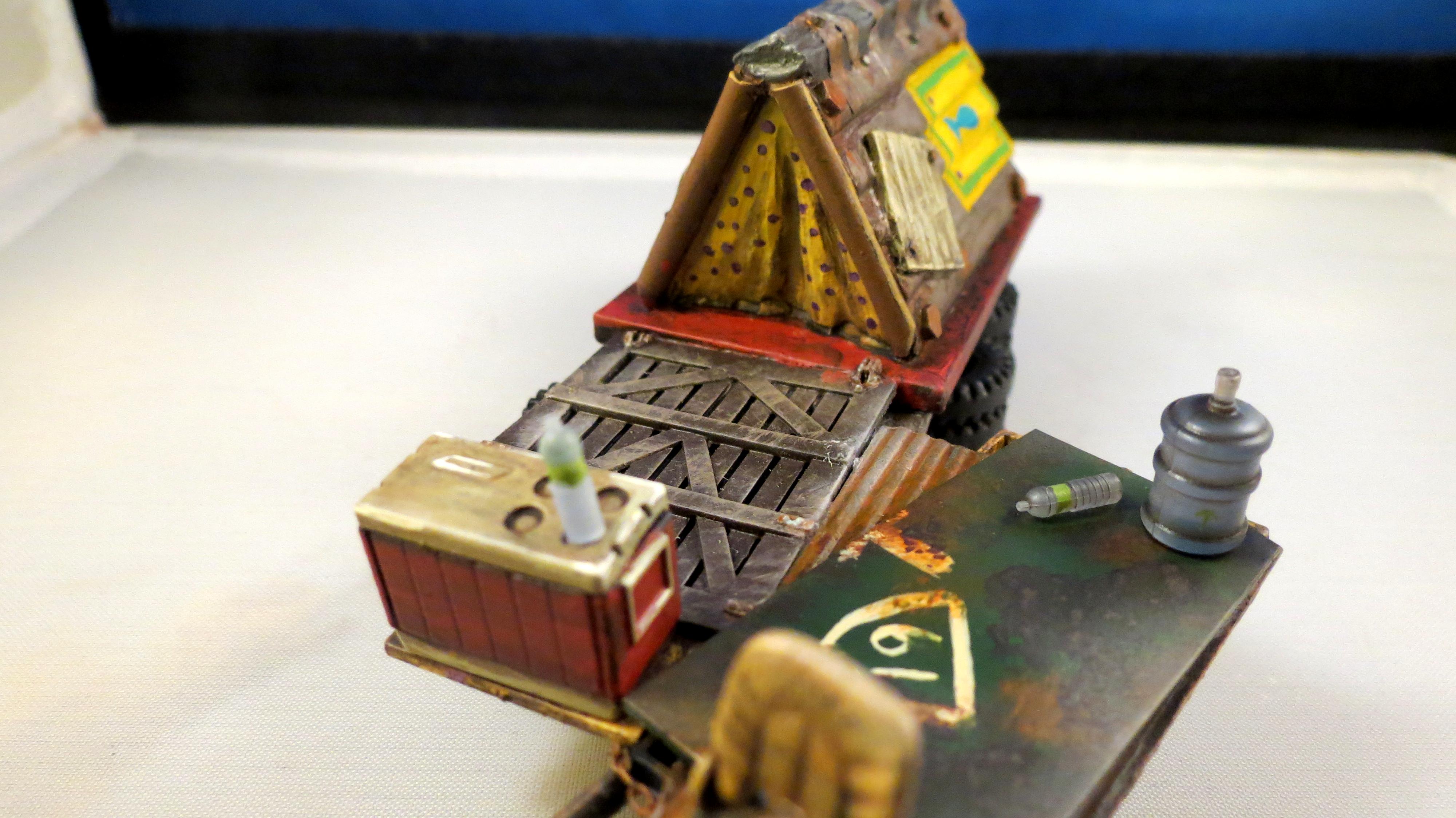 Civilian, Diorama, Fisherman, Shack, Terrain