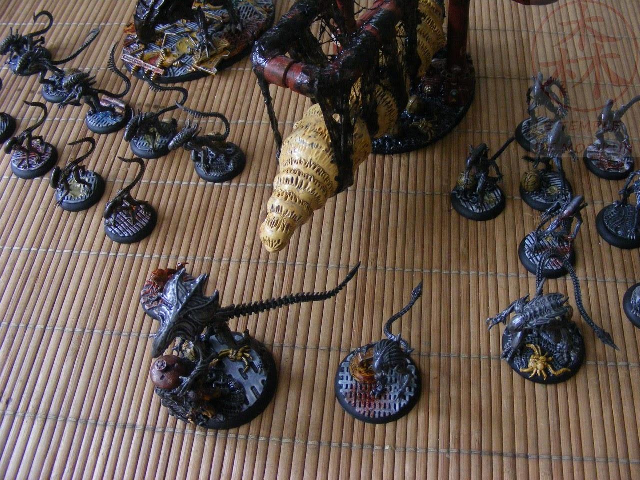 Alien, Avp, Basius 2, Here Is All My Personnal Hive Alien From The Game Alien Vs Predator : The Hunt Begins.  I've Spent About 7 Months On It.  The La, Hive Alien, Kaha Miniatures, Morikun