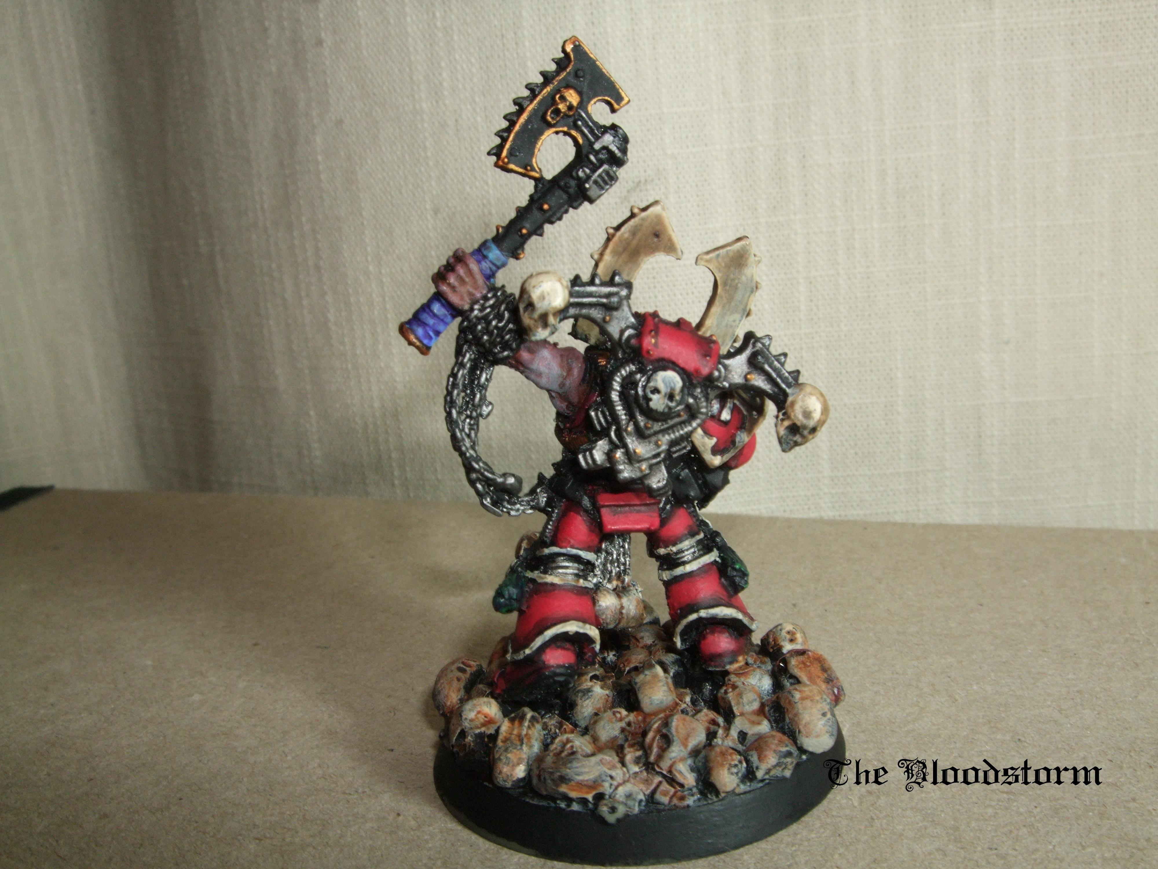 Chaos Space Marines, Kharn, Kharn The Betrayer, Khorne, Khorne Daemonkin, Special Character, Warhammer 40,000, World Eaters