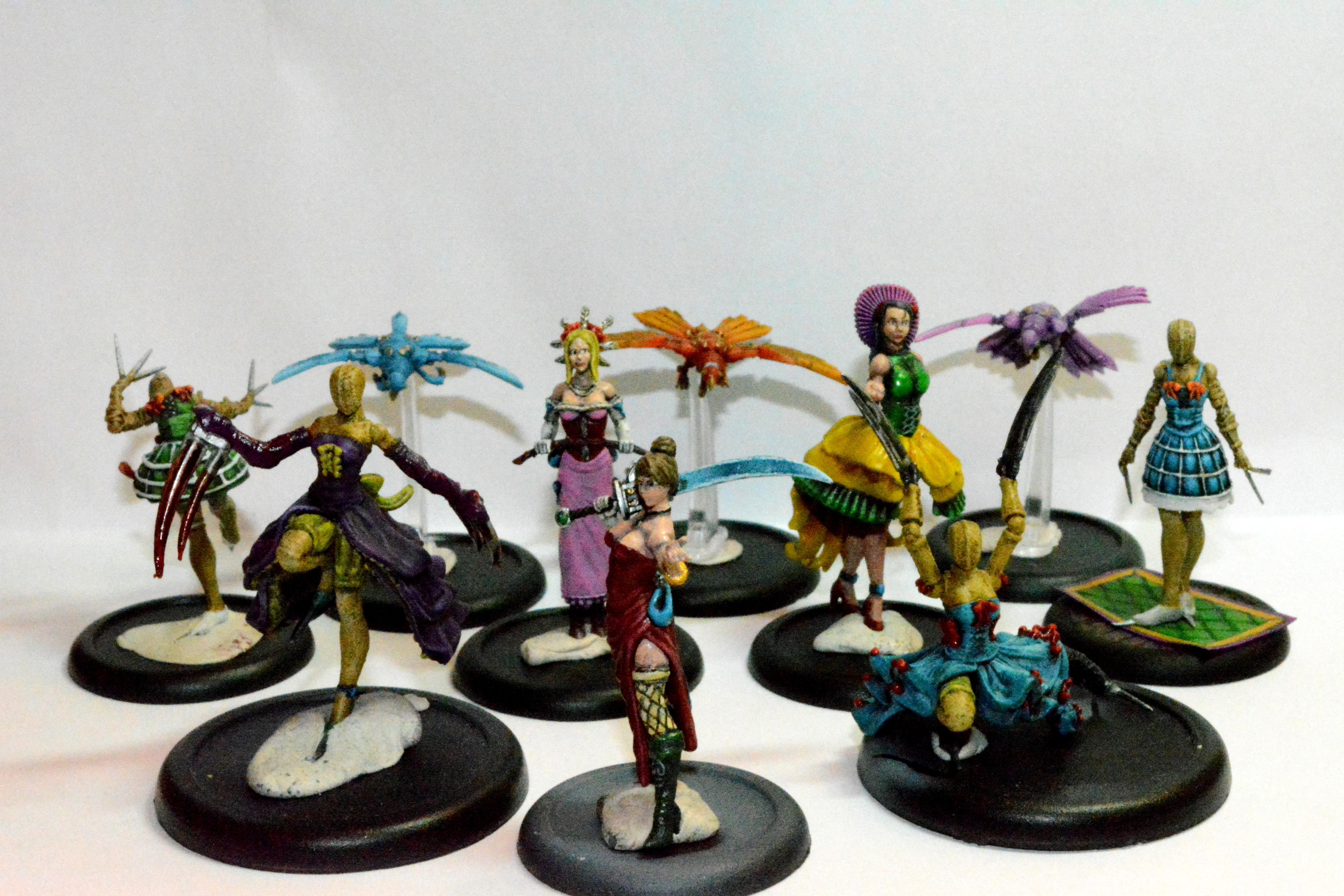 Colete, Colette, Collete, Collette, Colour, Colour Scheme, Crew, Female, Girls, Malifaux, Work In Progress