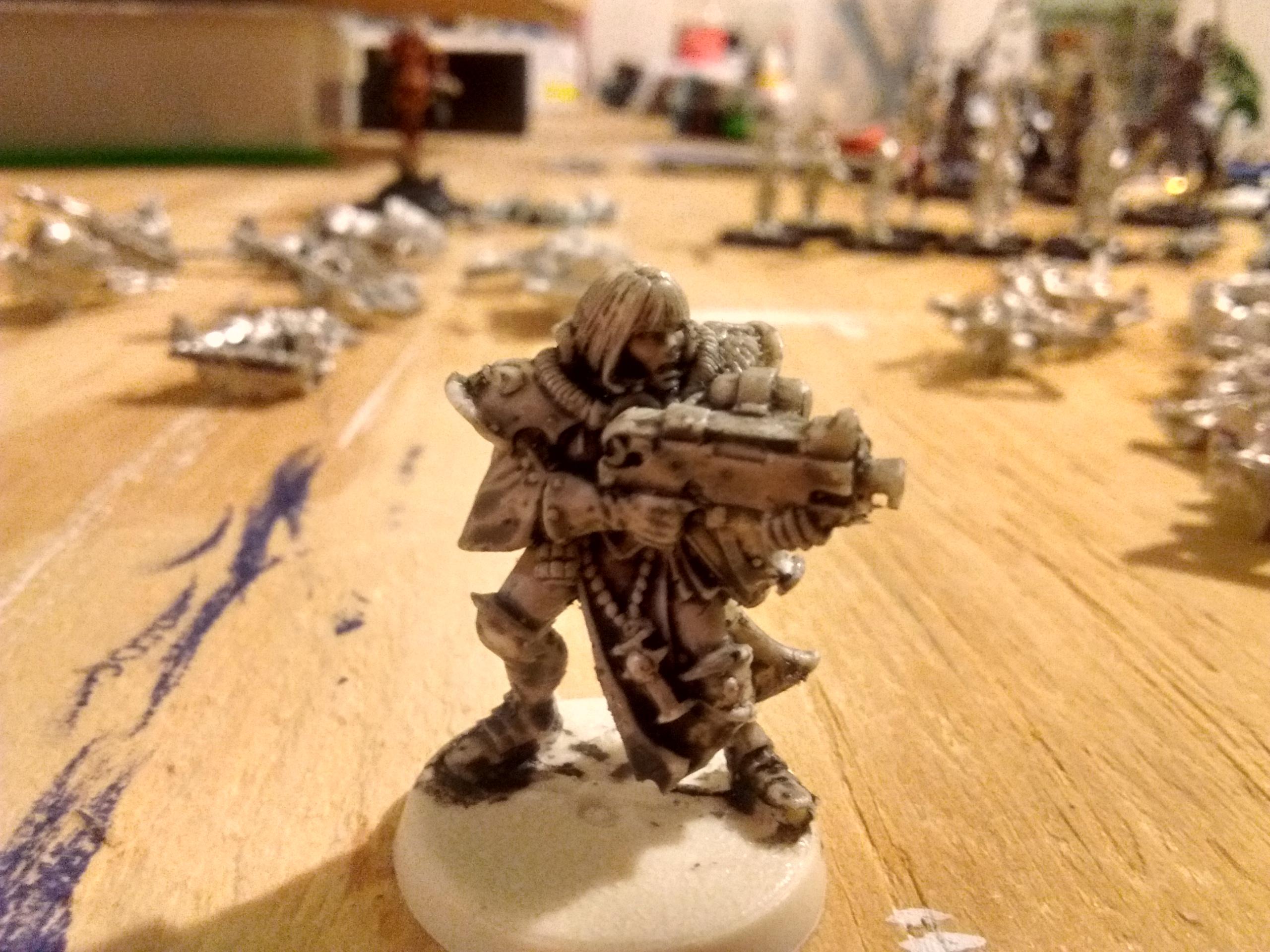 Resin sister, washed to show detail