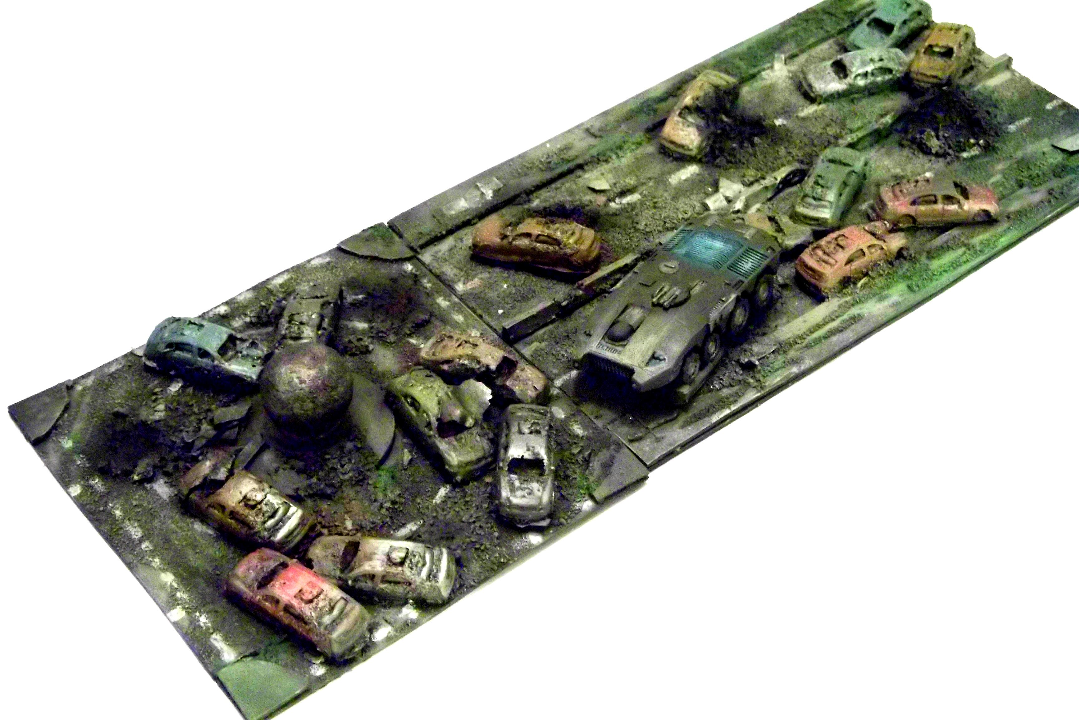Cars, Dropzone Commander, Road, Terrain
