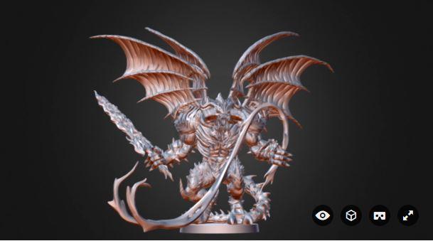 sword and sorcery hellspawn render