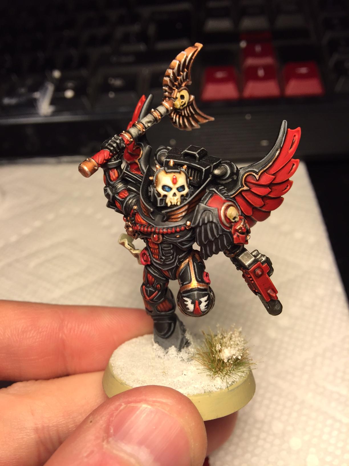 Blood Angels, Chaplain, Space Marines, Warhammer 40,000