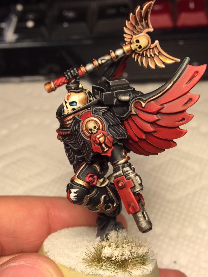 Blood Angels, Chaplain, Space Marines, Warhammer 40,000