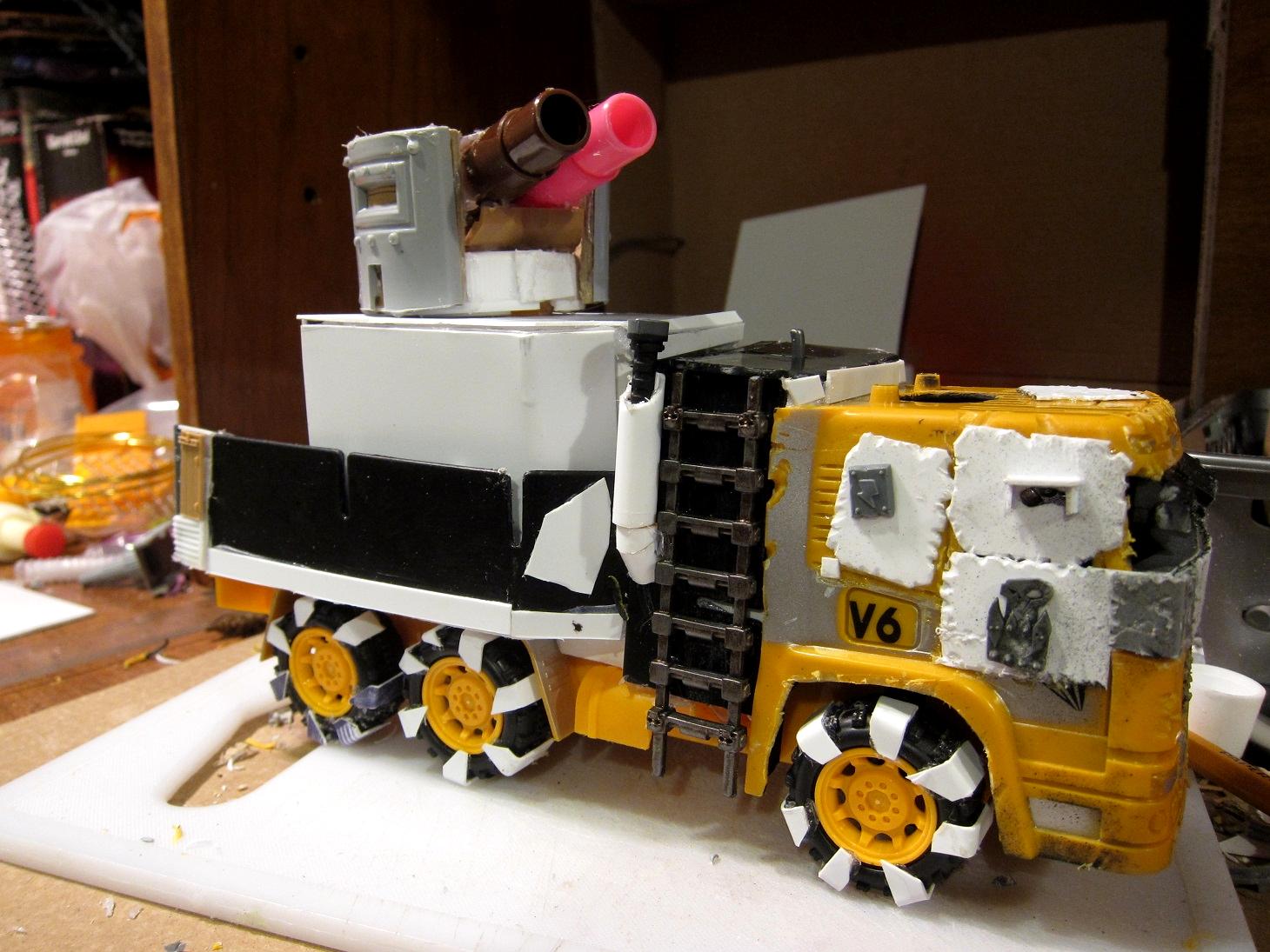 Battlewagon, Conversion, Ork Vehicle, Orks, Scratch Build, Tank