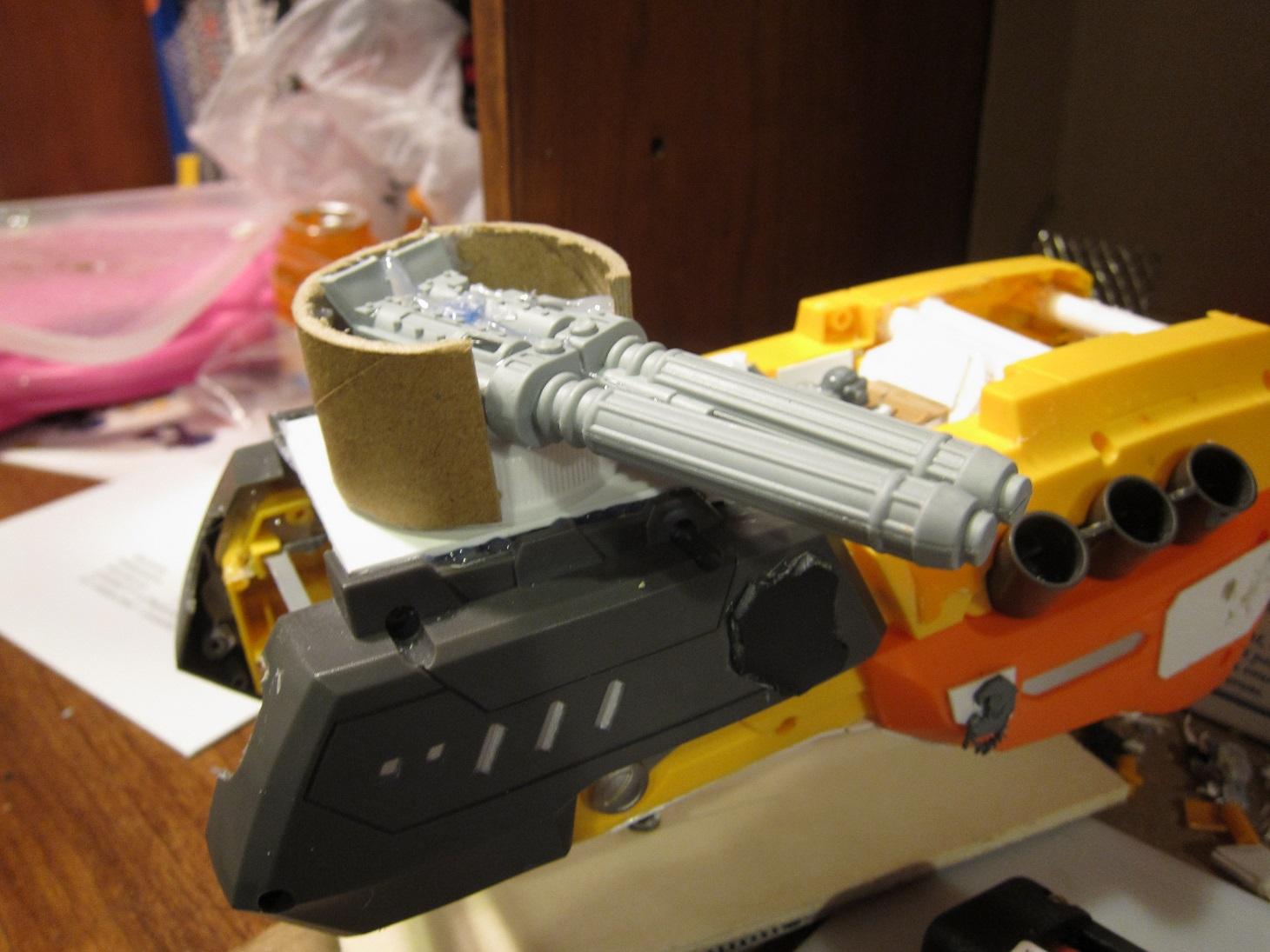 Battlewagon, Conversion, Hover Wagon, Nerf Gun, Ork Vehicles, Orks, Scratch Build