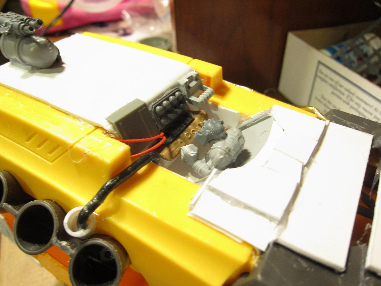 Battlewagon, Conversion, Hover Wagon, Nerf Gun, Ork Vehicles, Orks, Scratch Build