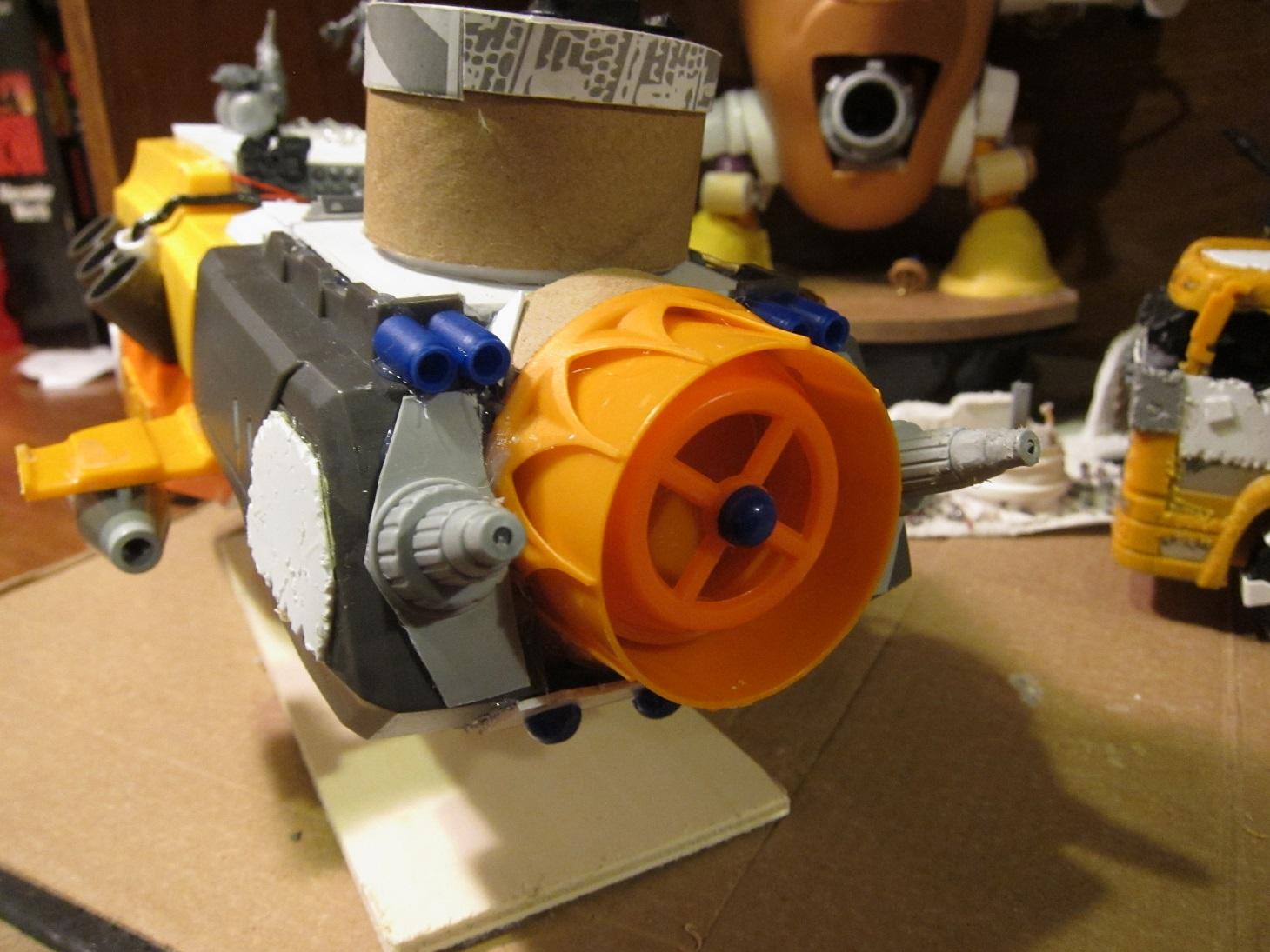 Battlewagon, Conversion, Hover Wagon, Nerf Gun, Ork Vehicles, Orks, Scratch Build