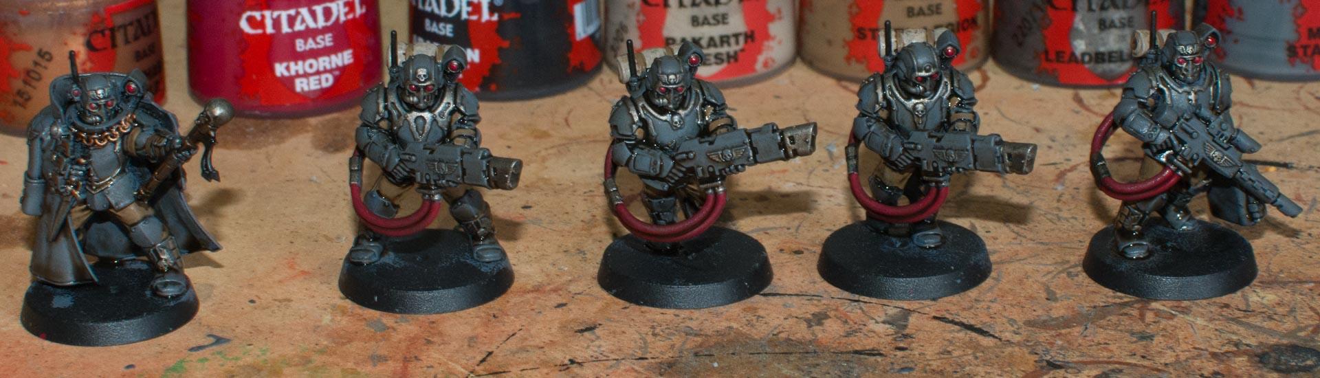 Militarum Tempestus Command Squad