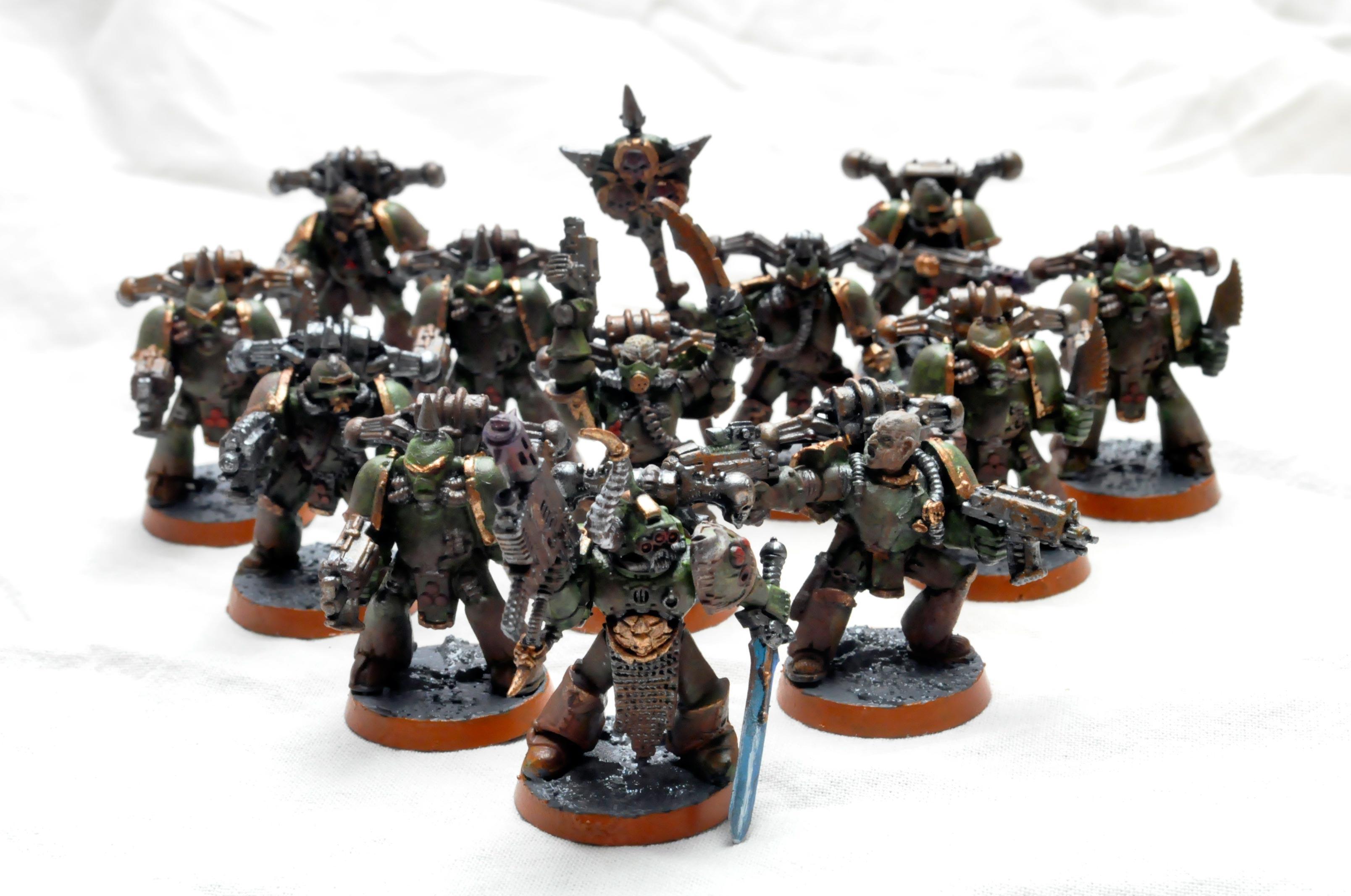 Chaos Space Marines, Death Guard, Nurgle, Plague Marines