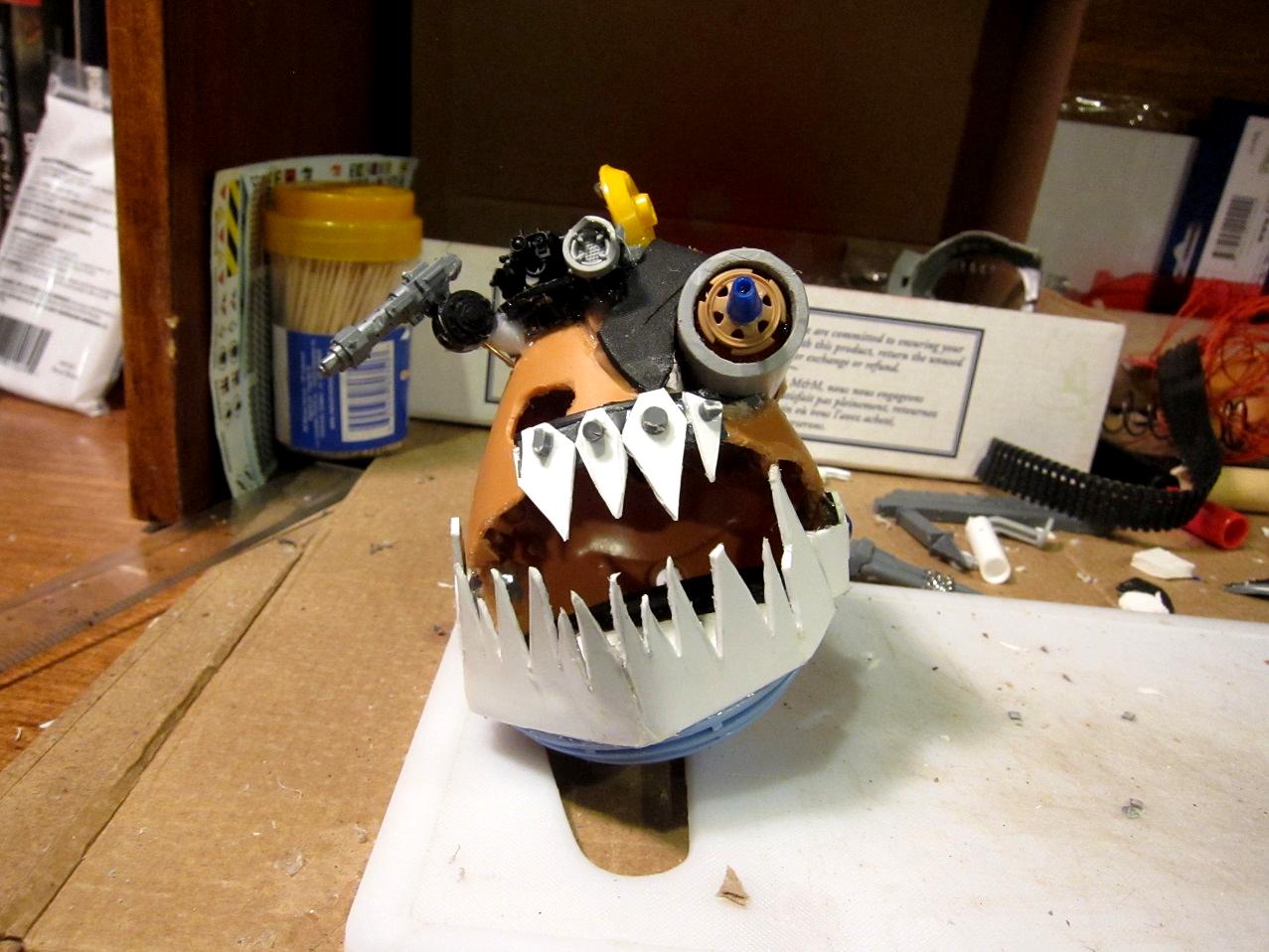 Ork Conversion, Ork Stompa, Orks, Potato Head Stompa, Stompa