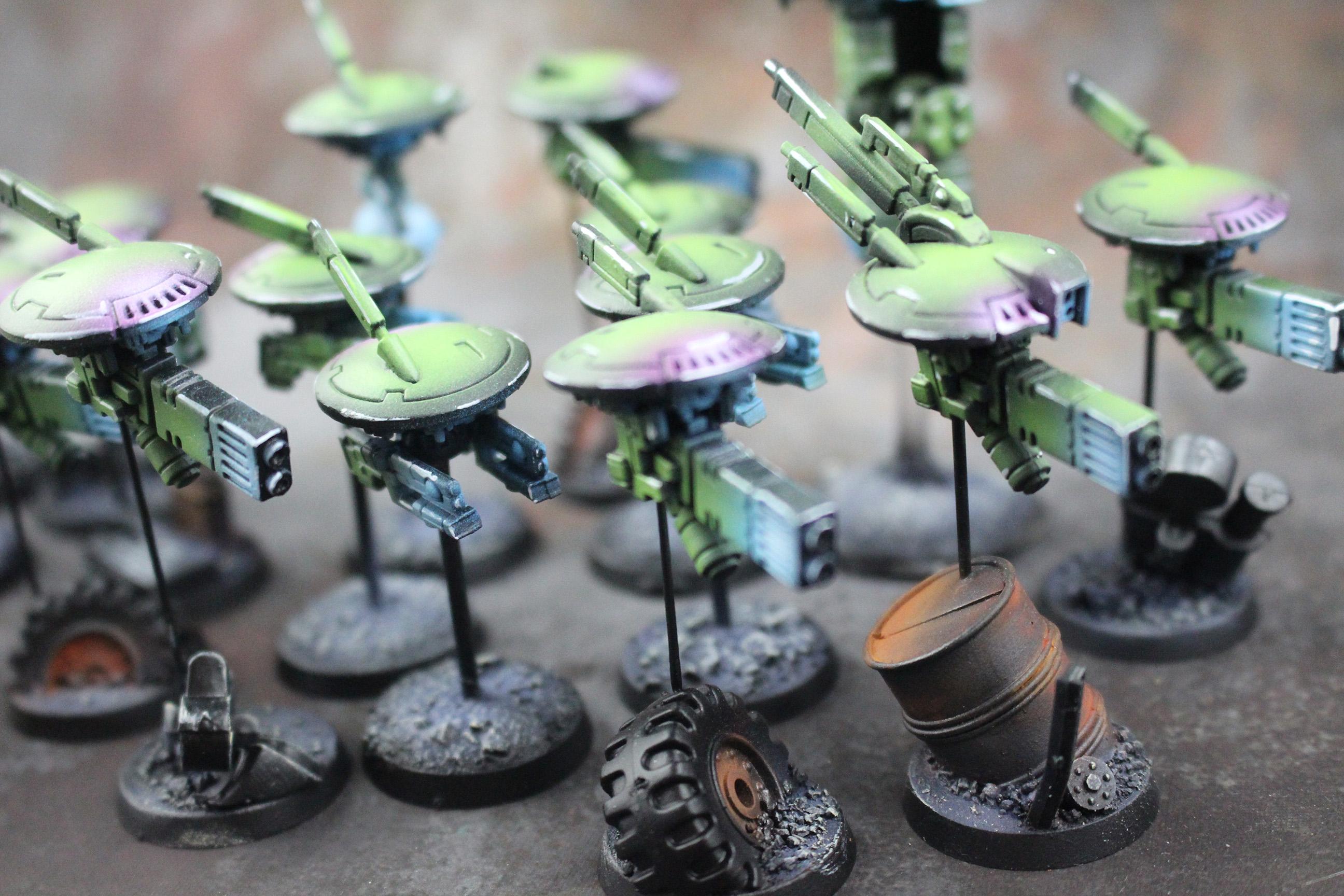 Drones, Markers, Objective Marker, Tau