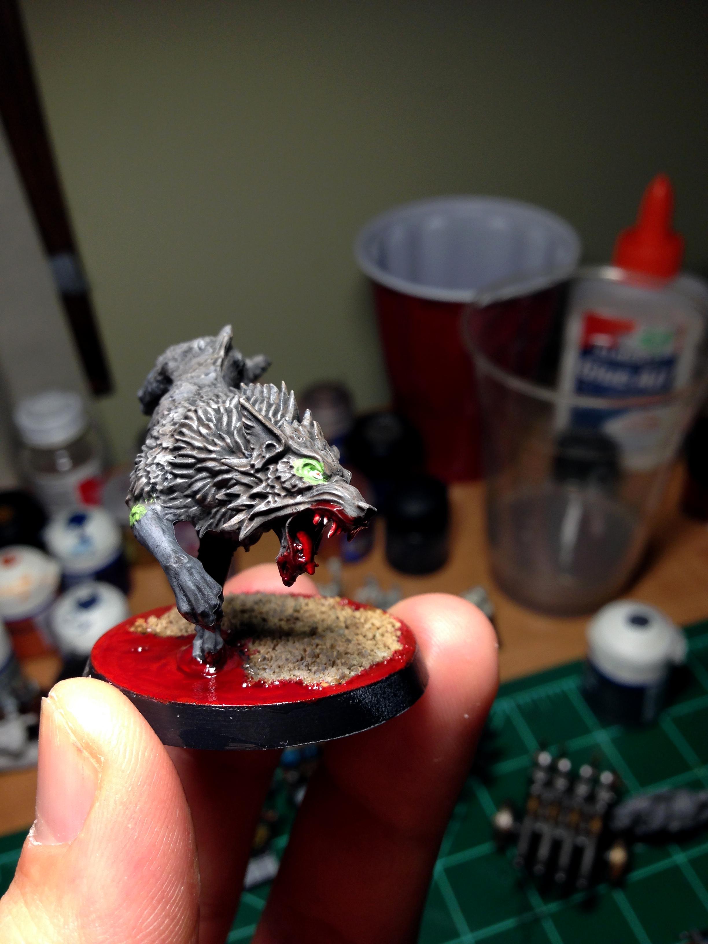Death, Dire Wolves, Dire Wolf - face shot