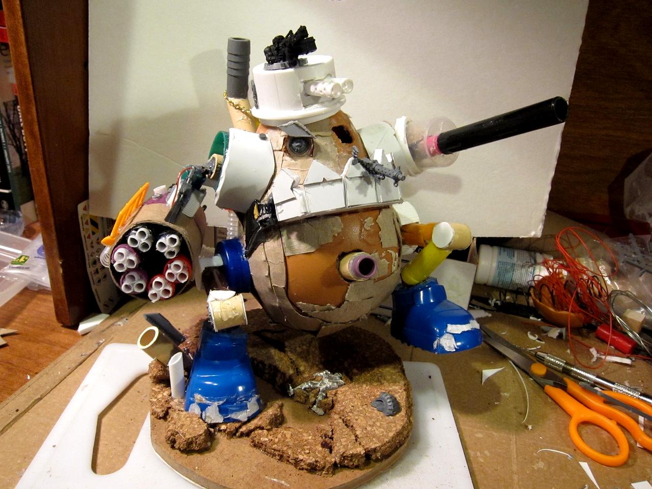 Ork Conversion, Ork Stompa, Orks, Potato Head Stompa, Stompa