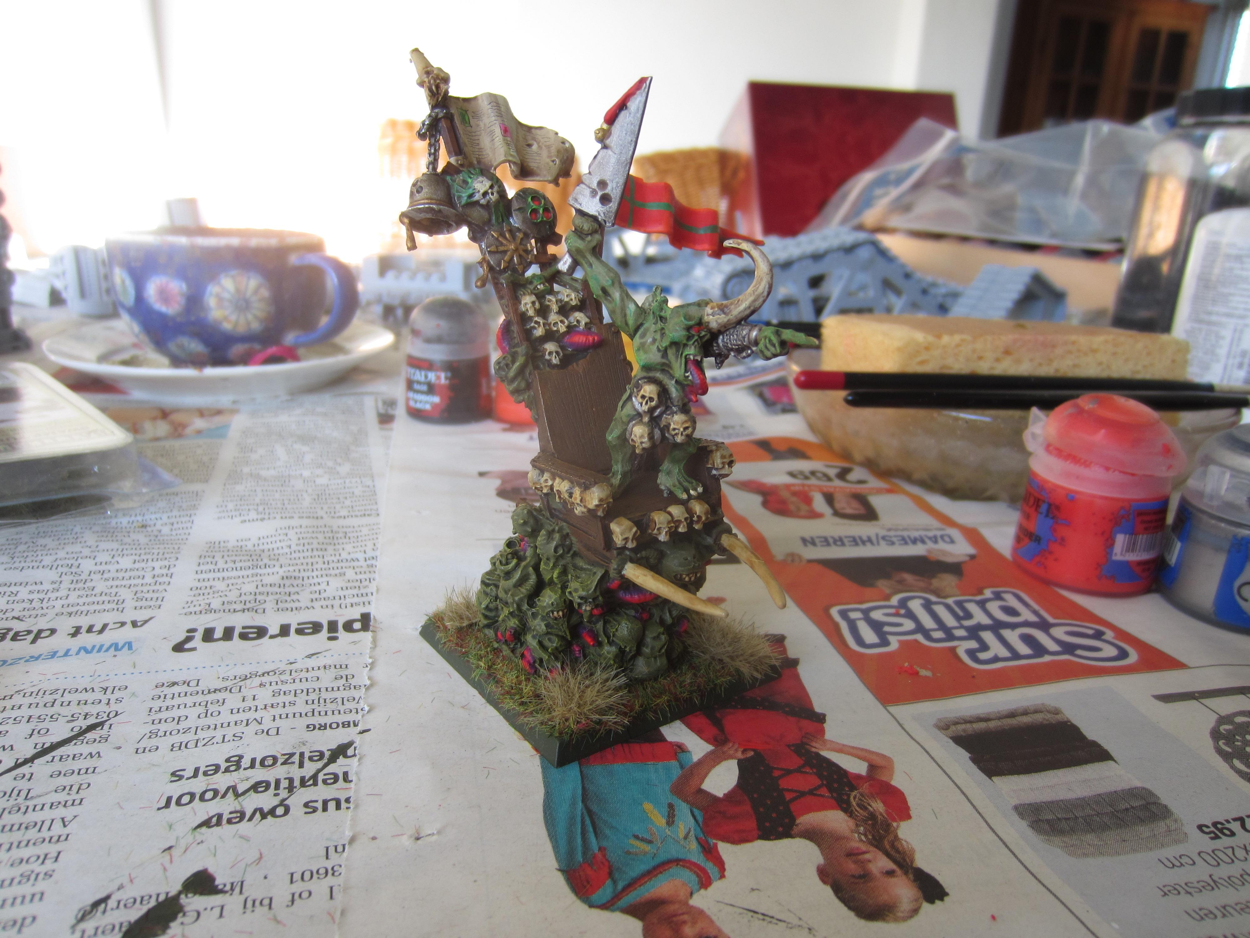 Chaos, Daemons, Herald, Nurgle, Palanquin